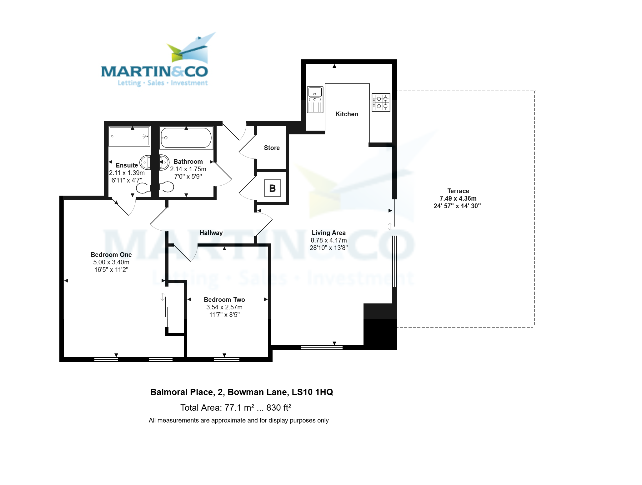 41, Balmoral Place, Leeds floorplan