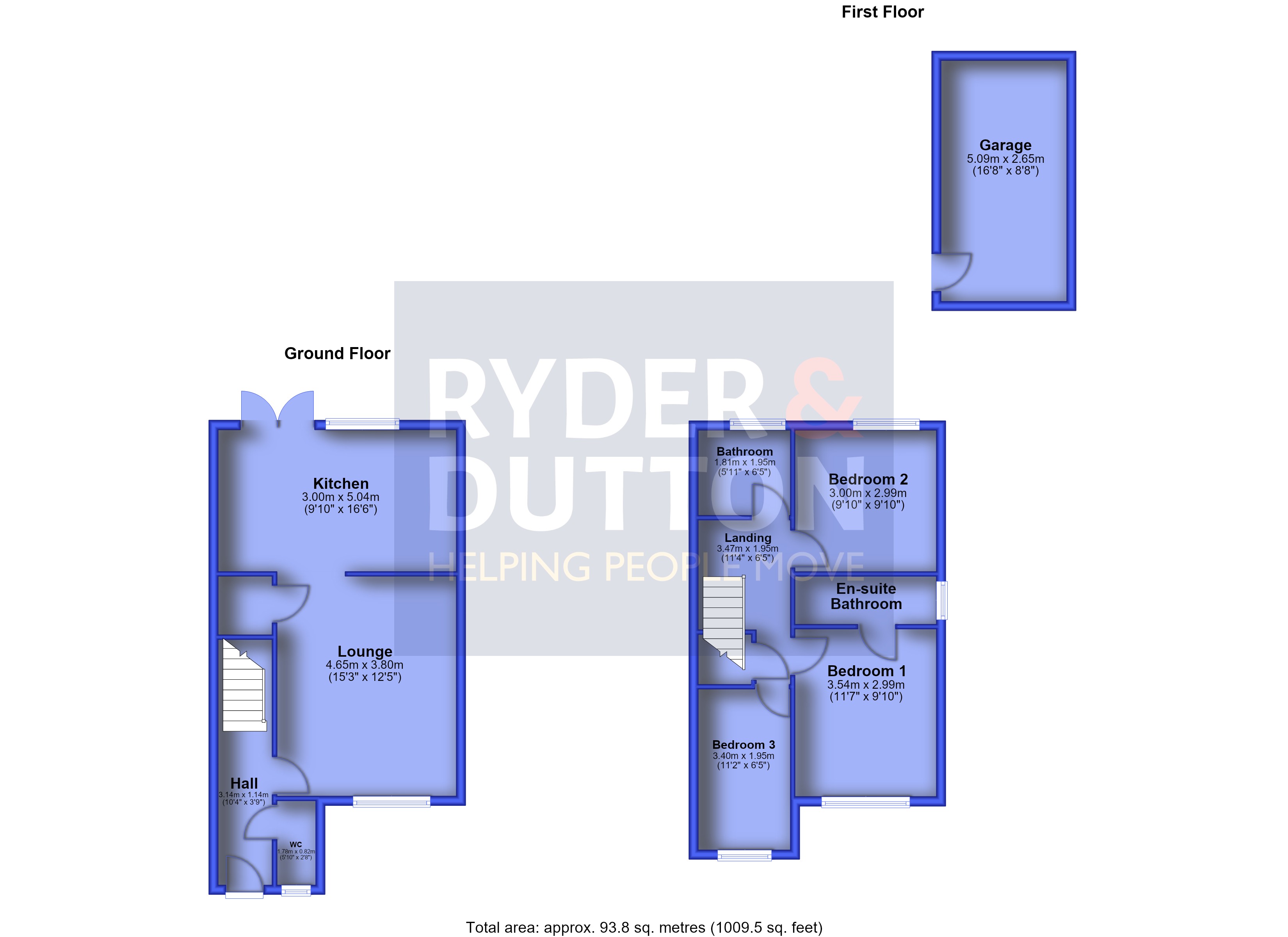 12, Eycott Drive, Manchester floorplan