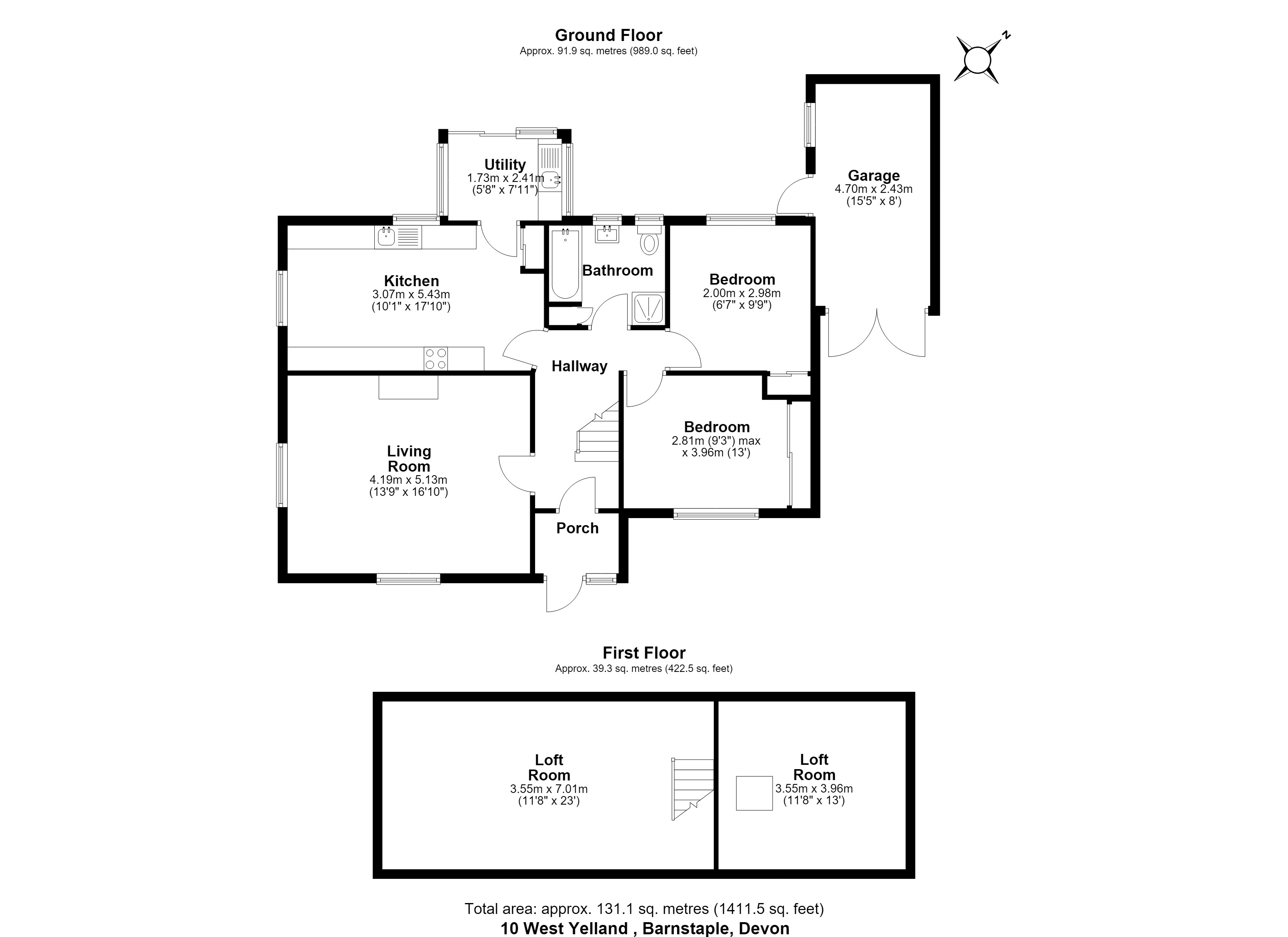 10, West Yelland, Devon floorplan
