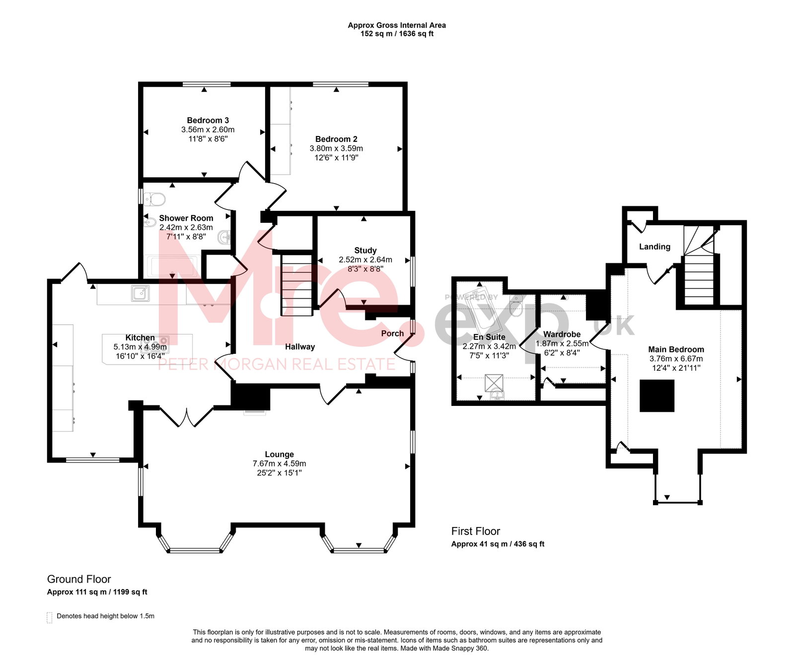 Woodbury, Vaynor Lane, Merthyr Tydfil floorplan