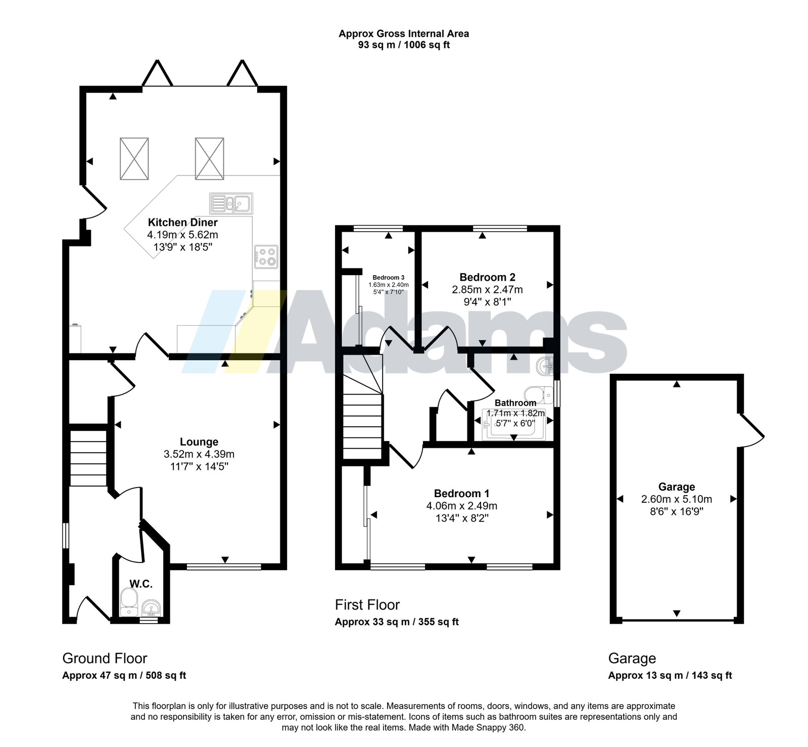 5, Spinney Gardens, Warrington floorplan