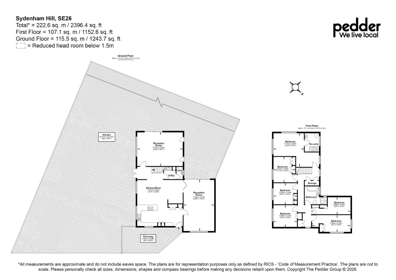 Sydenham Hill, London floorplan