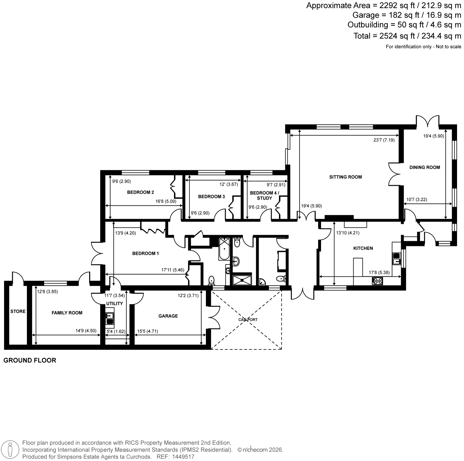 Copperkins,, Highfield Road, West Byfleet floorplan