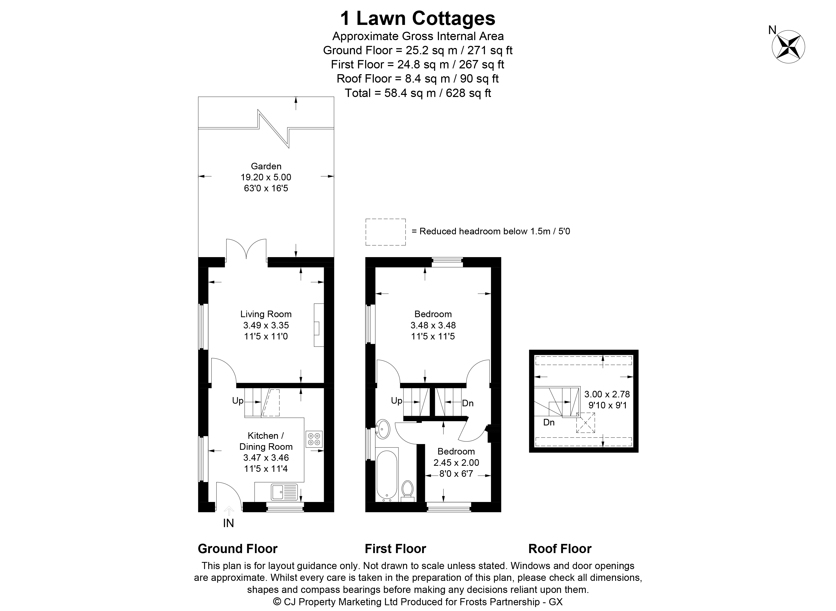 1 Lawn Cottages,, Townfield Lane, Buckinghamshire floorplan