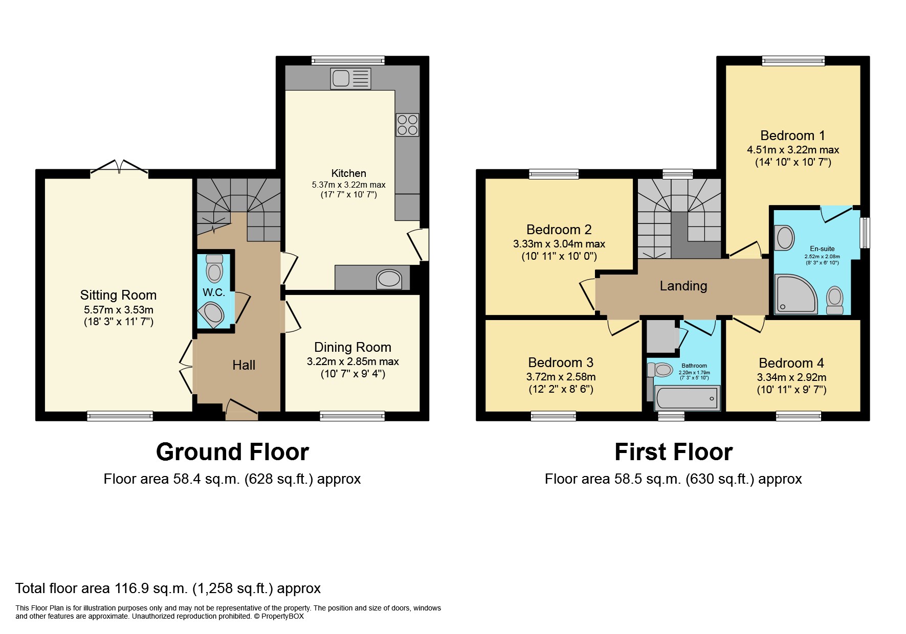 2 Doctor Wright Close, Markfield floorplan