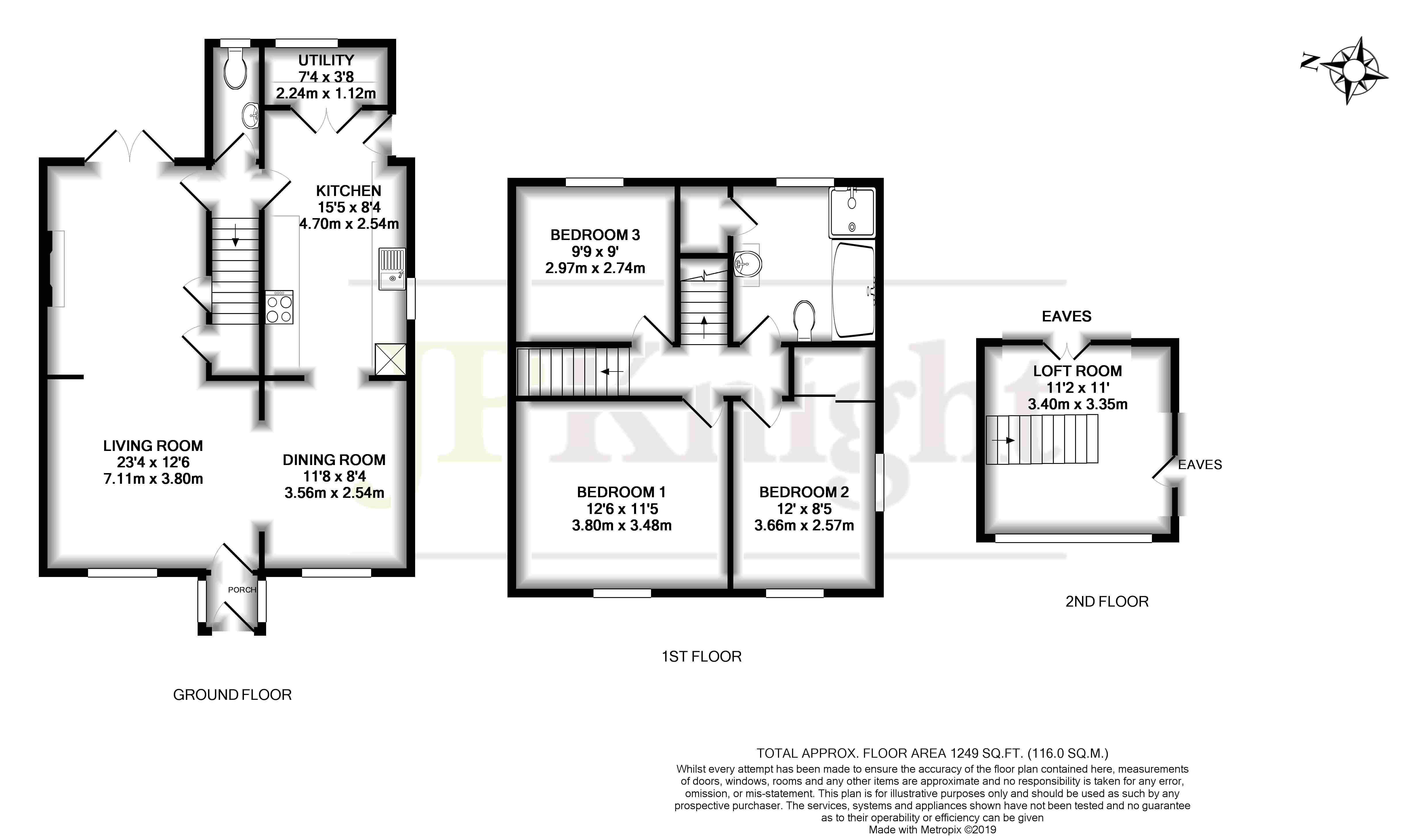 3 Bedrooms Semi-detached house for sale in Whitehouse Road, Woodcote, Reading RG8