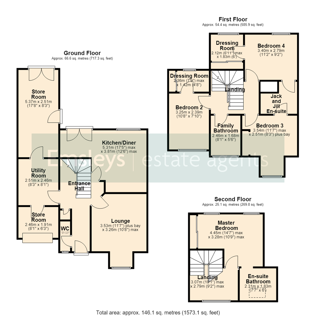 5, Watt Avenue, Castleford floorplan
