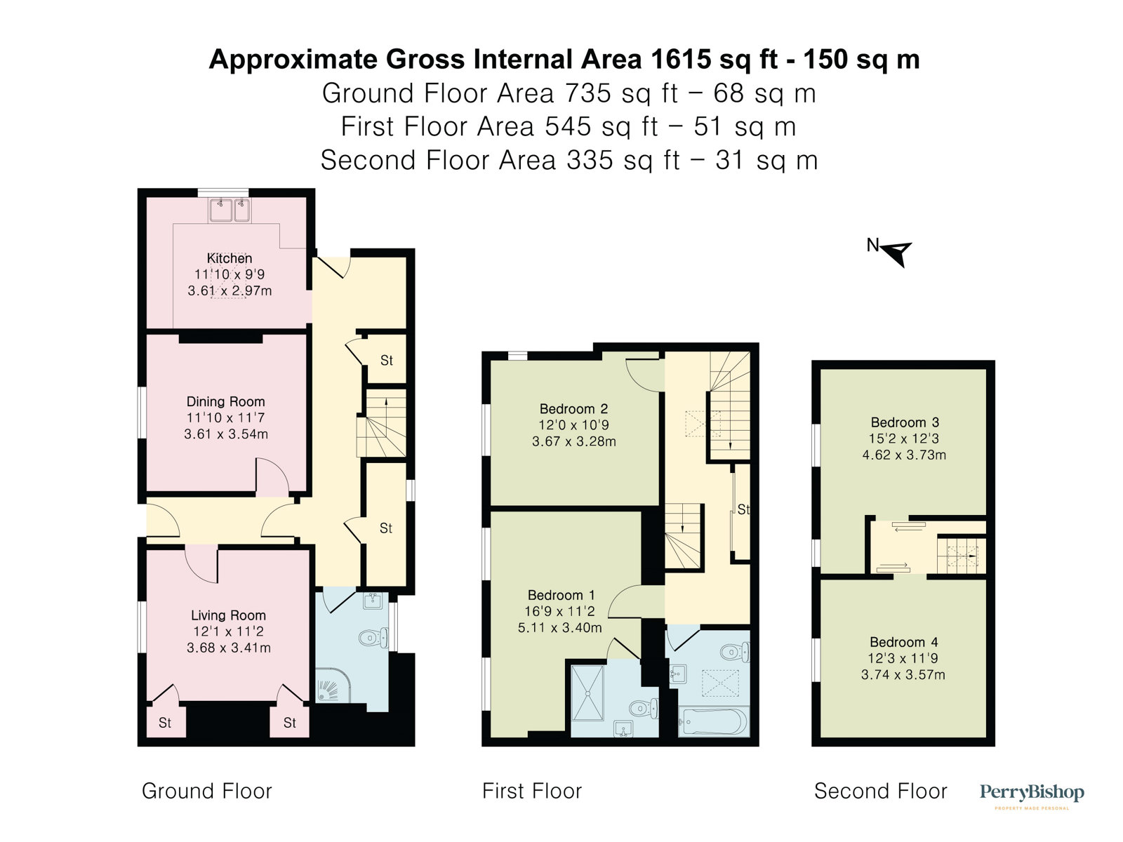 1, Hampton Hill, Gloucestershire floorplan