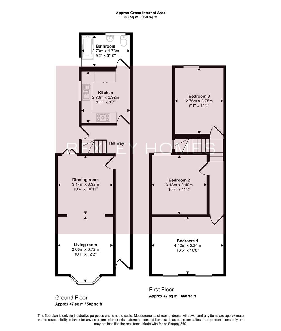 36, Ashburnham Road, Belvedere floorplan