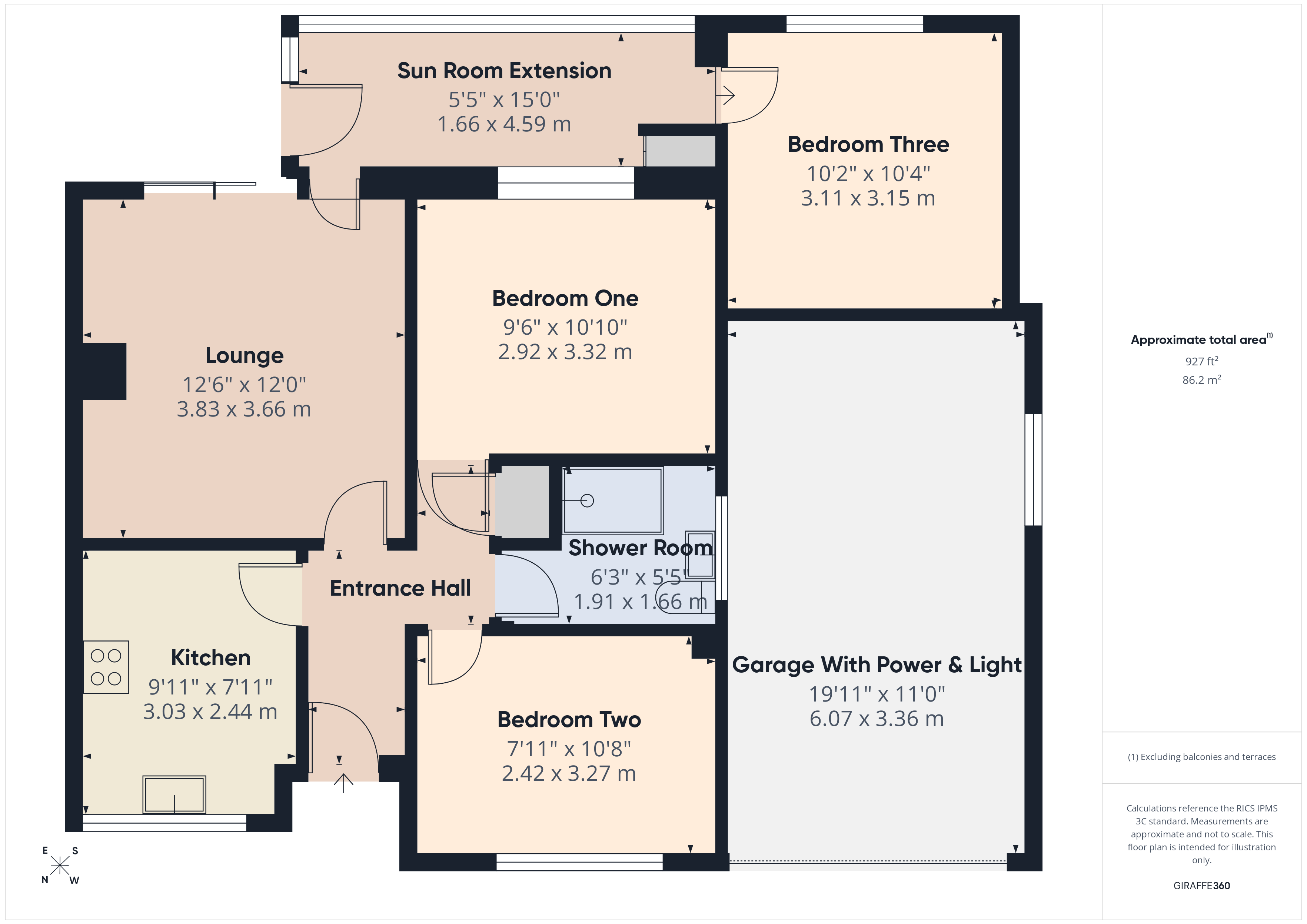 23, Fir Tree Close, Bridgwater floorplan