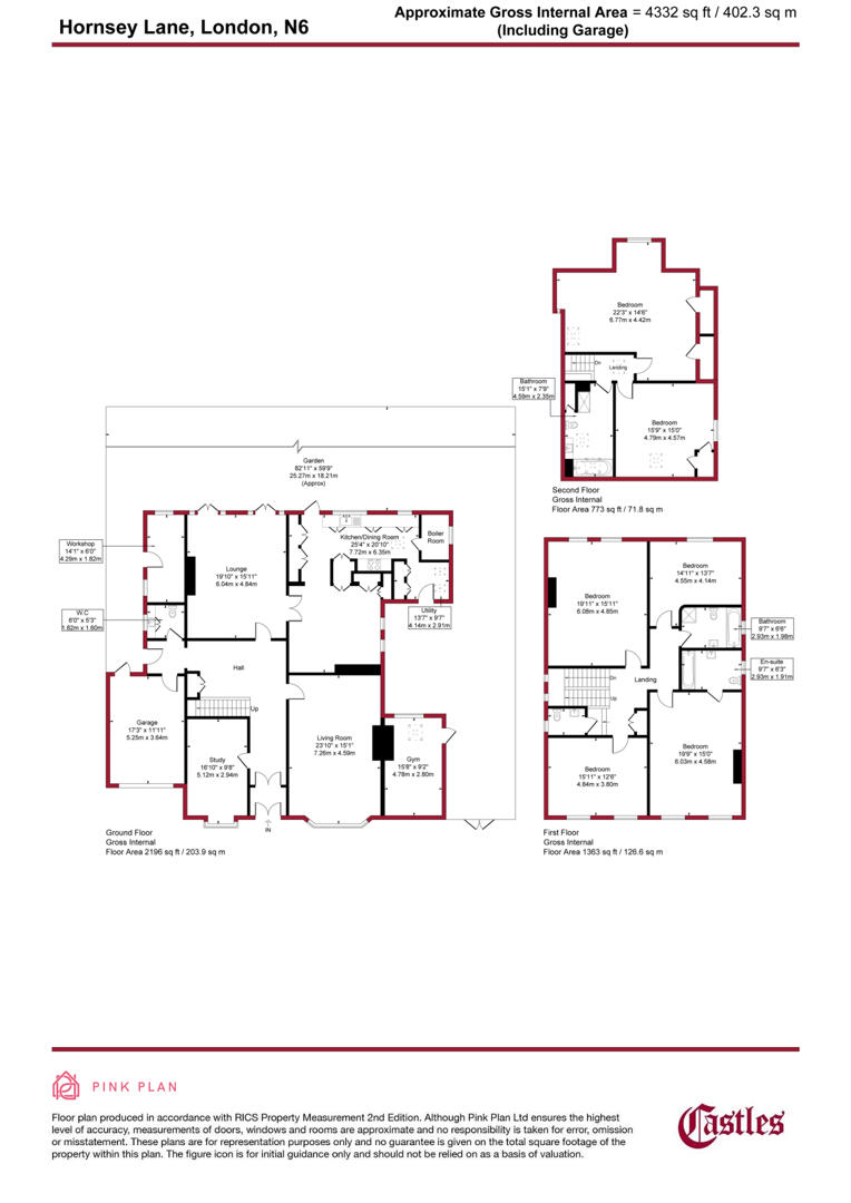 137, Hornsey Lane, Highgate floorplan