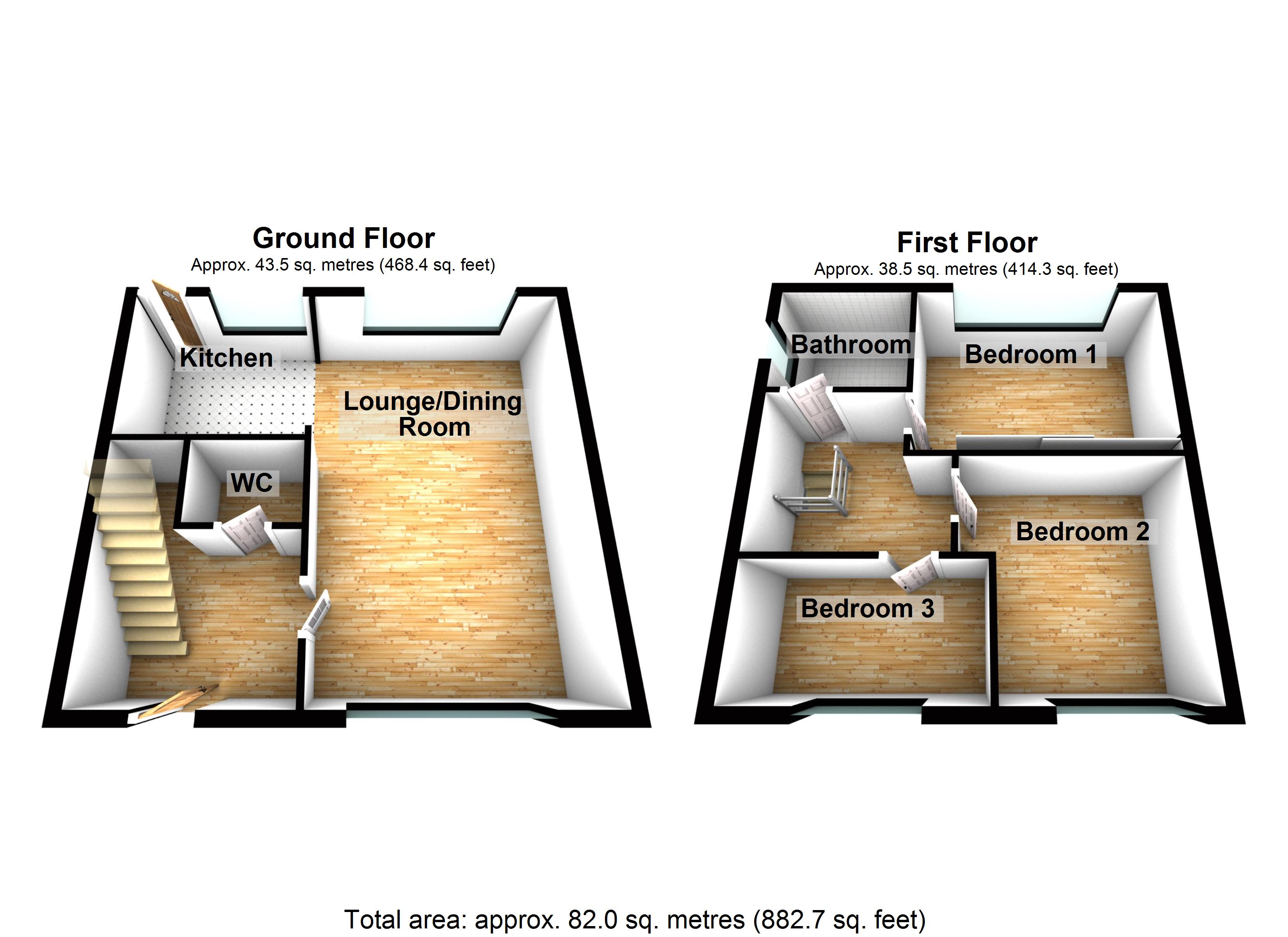 Brownshill Avenue, Coatbrrdge ML5, 3 bedroom end terrace house for sale