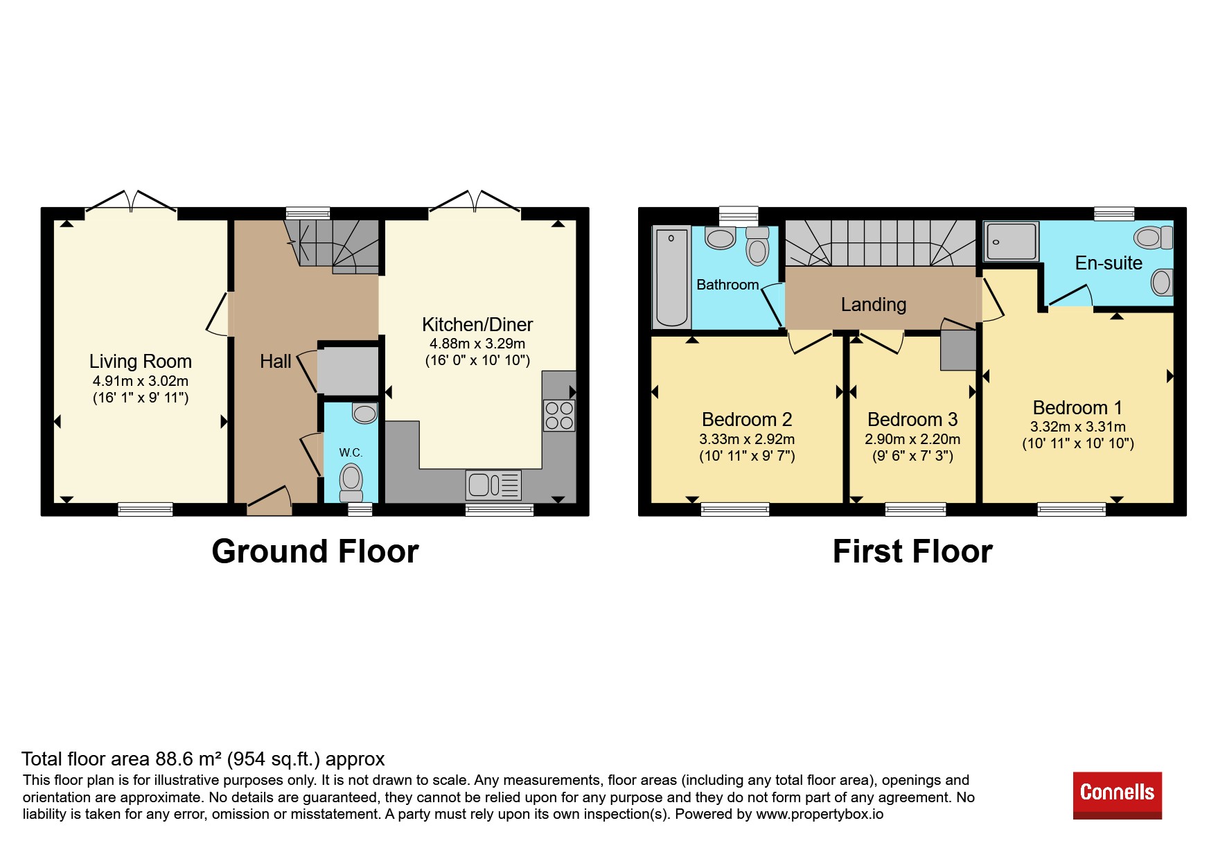 26, Hare Meadow, Bedford floorplan
