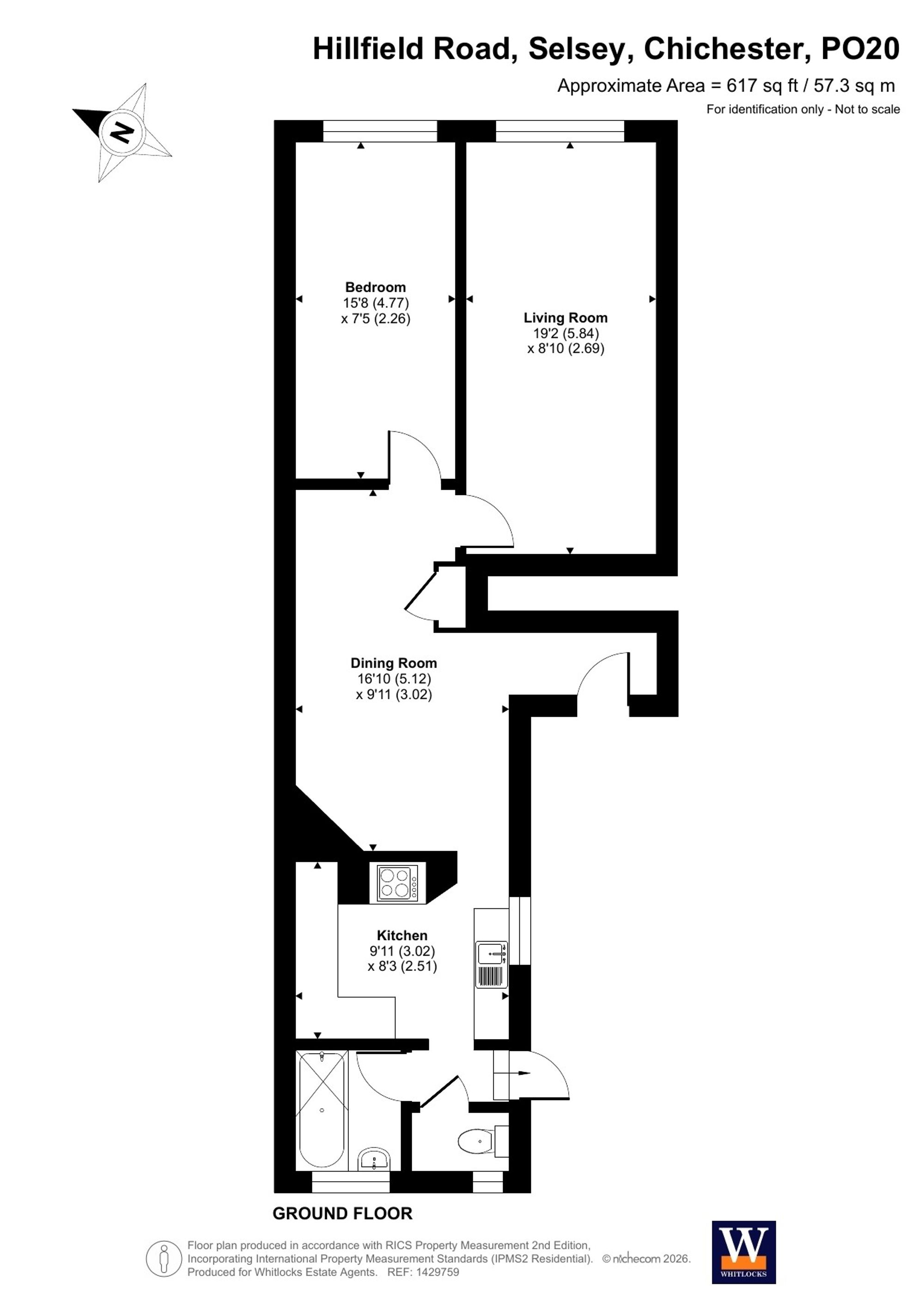 28 Hillfield Road, Chichester floorplan