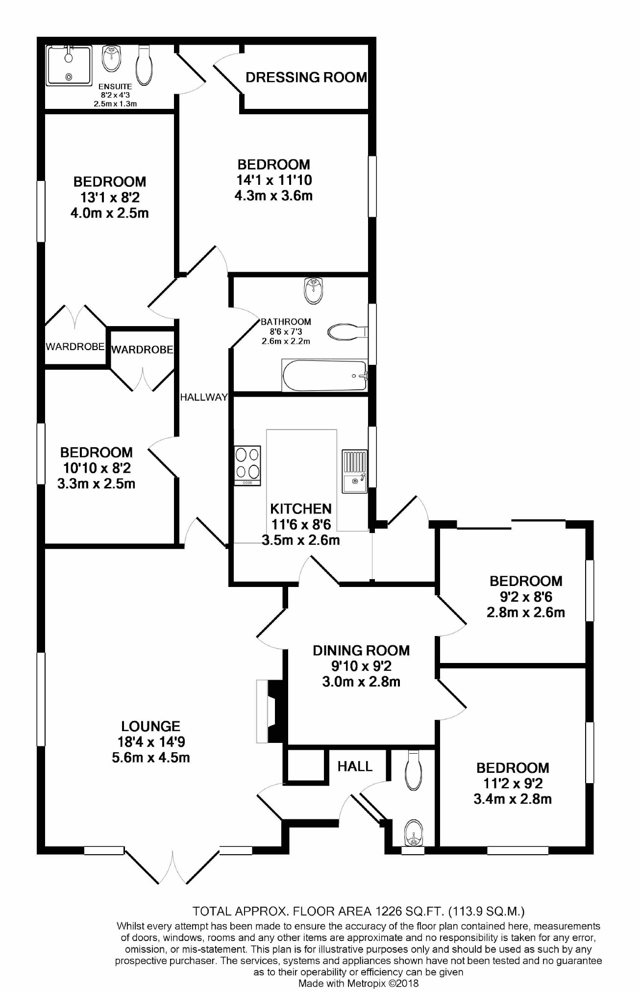 5 Bedrooms Detached bungalow for sale in Northbrooke Lane, Ashford, Kent TN24