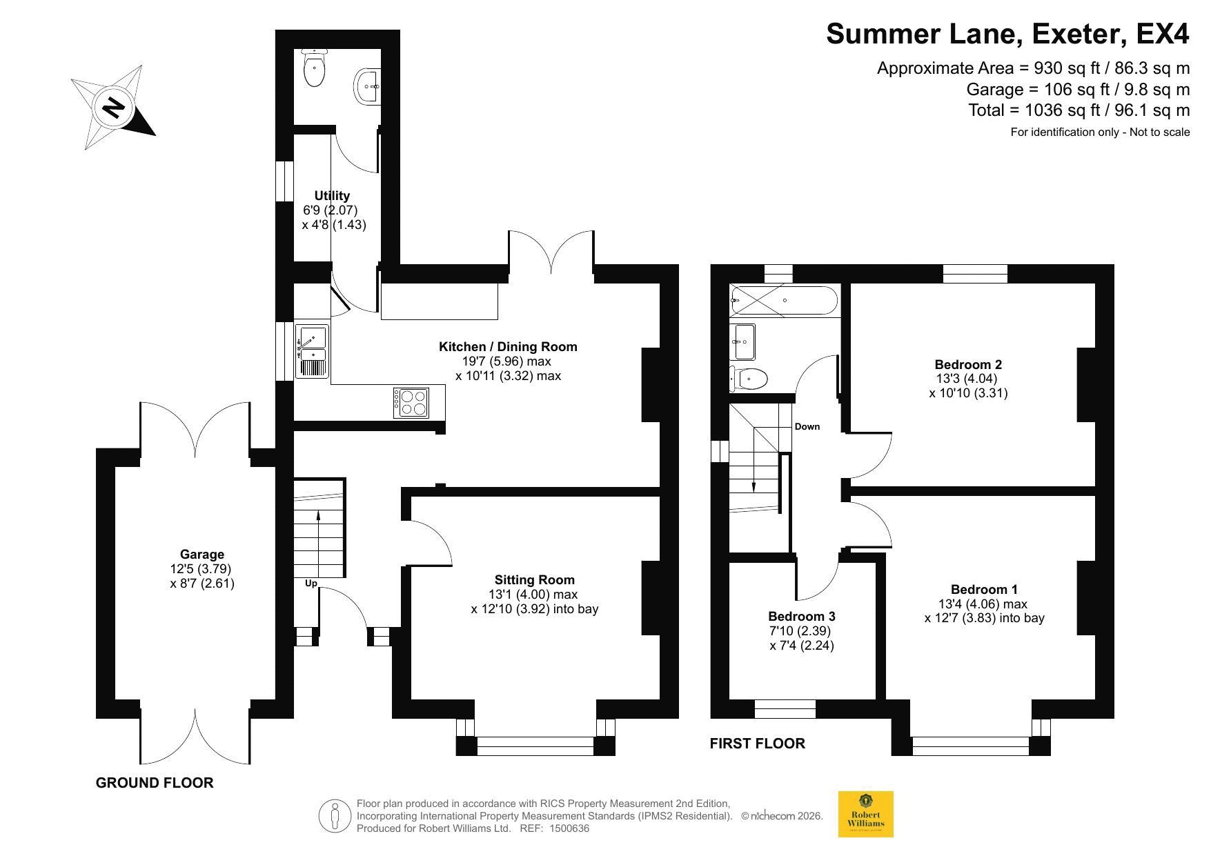 21, Summer Lane, Exeter floorplan