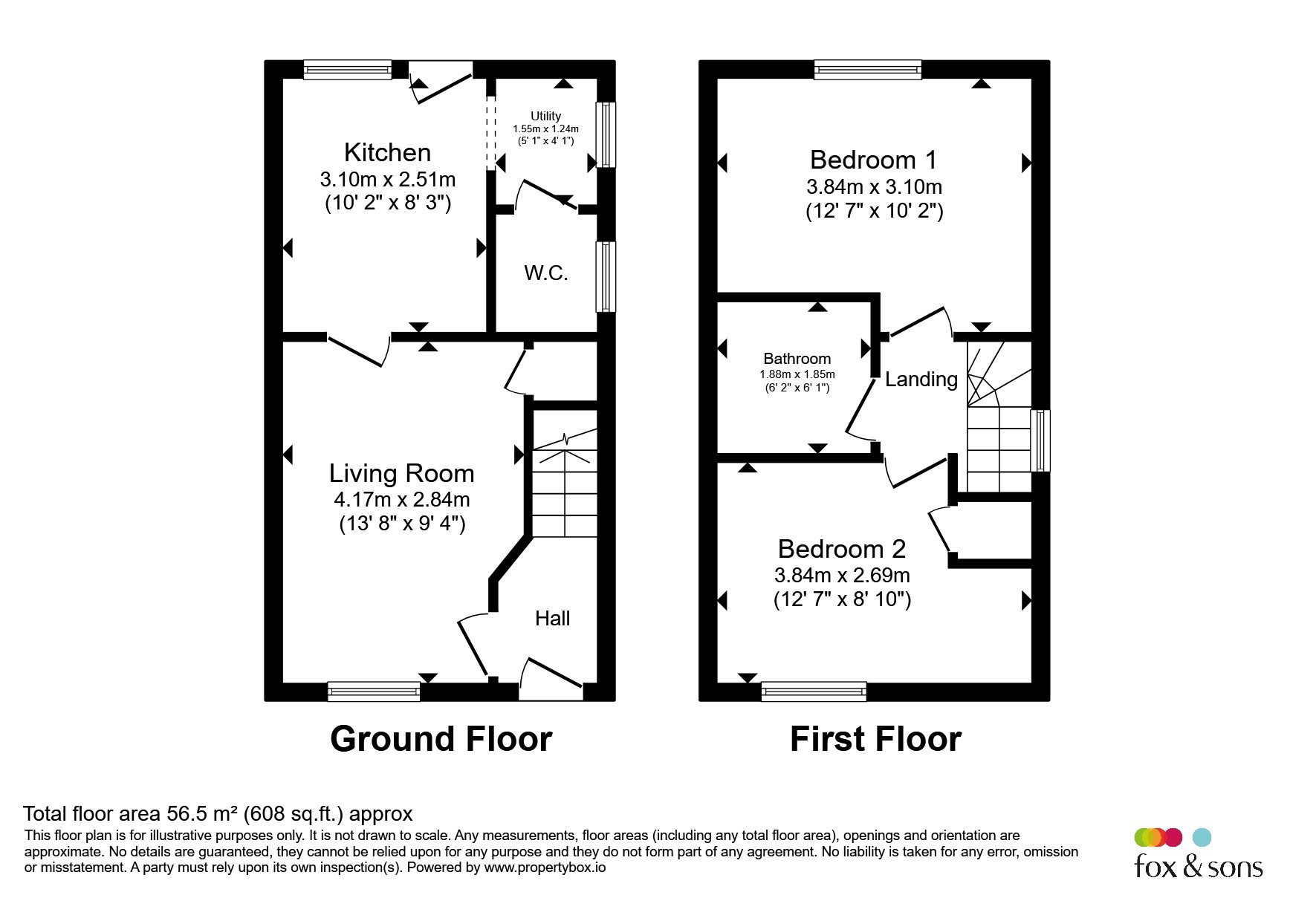 85, Cherry Tree Road, Axminster floorplan