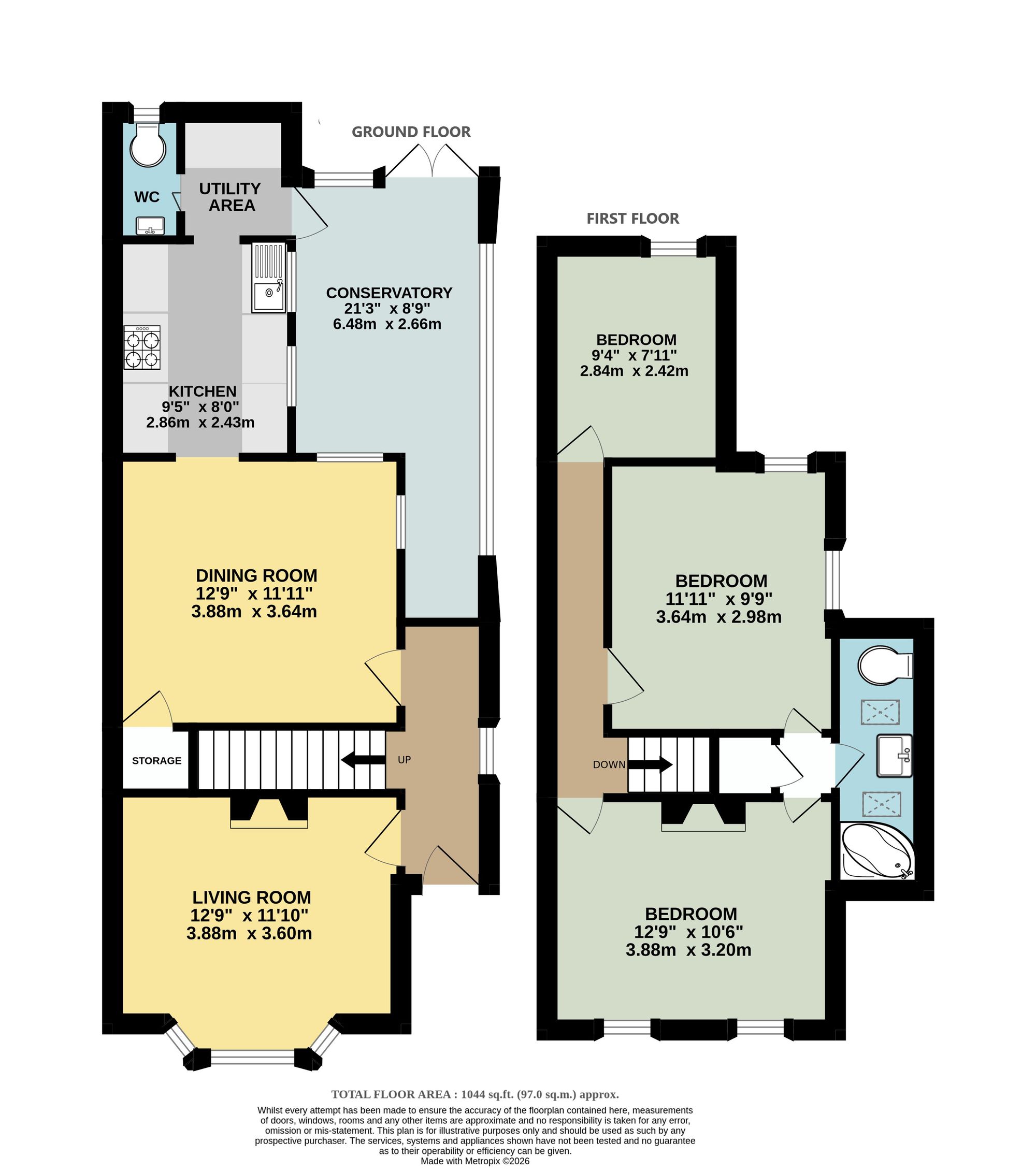 19 Belmont Crescent, Maidenhead floorplan