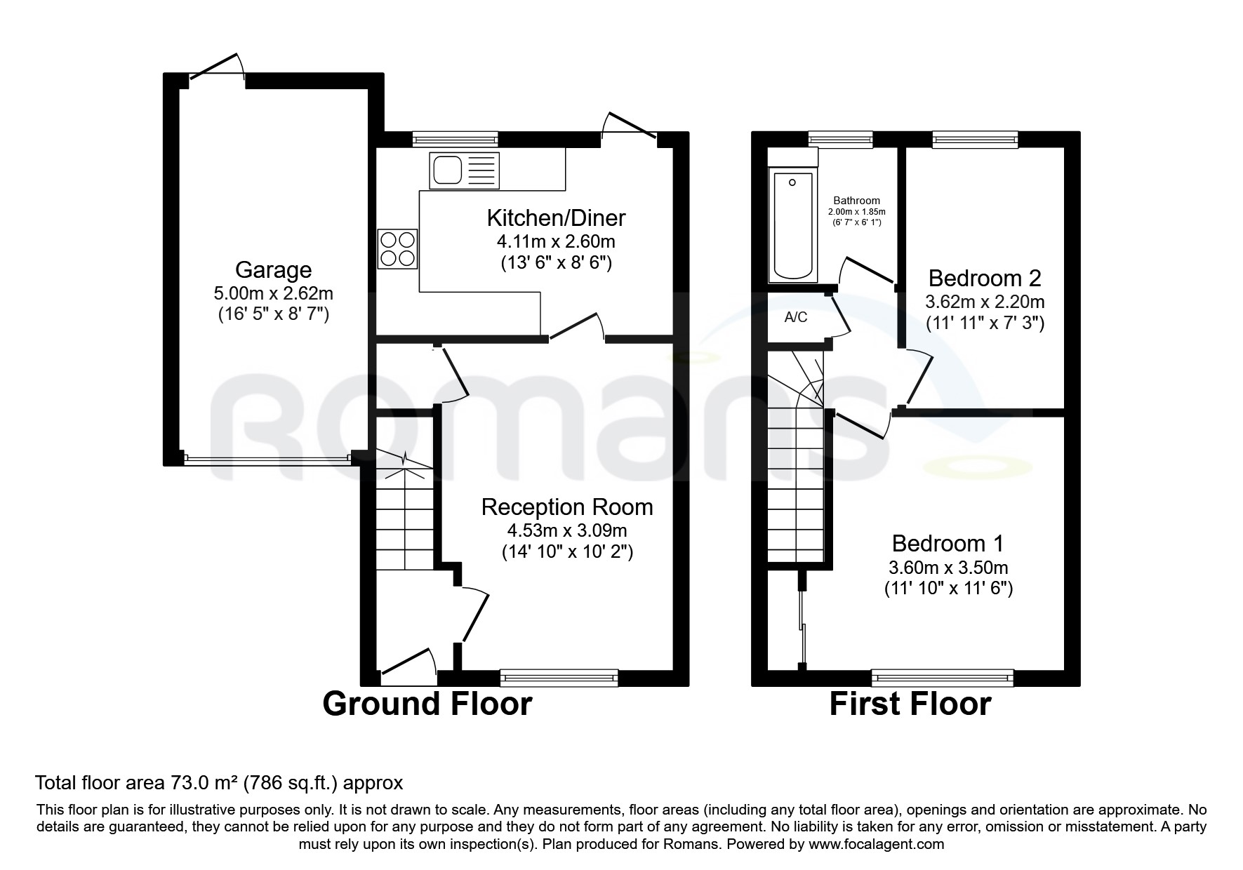4, Tickhill Close, Reading floorplan