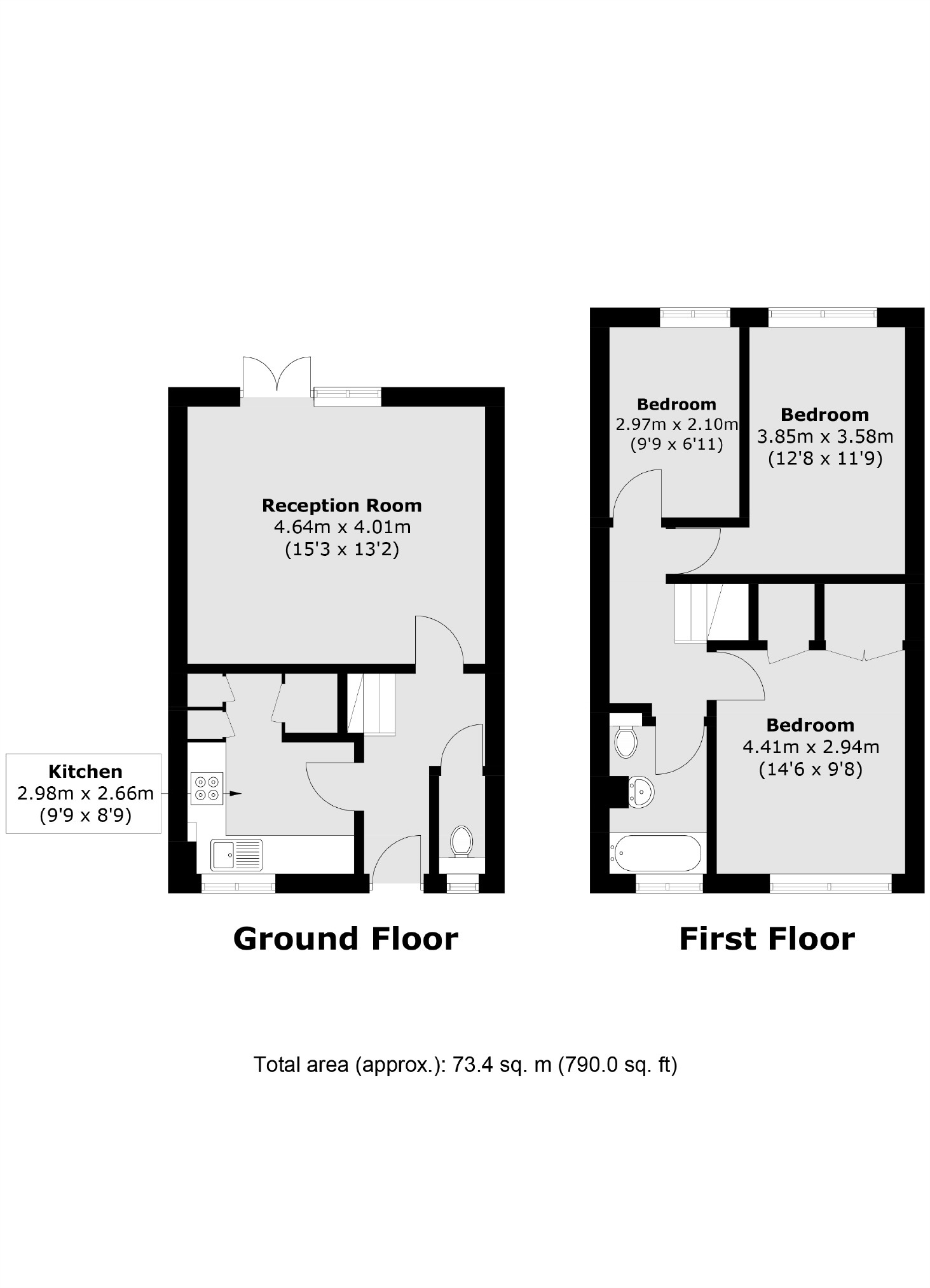 3, Gibbs Green, London floorplan