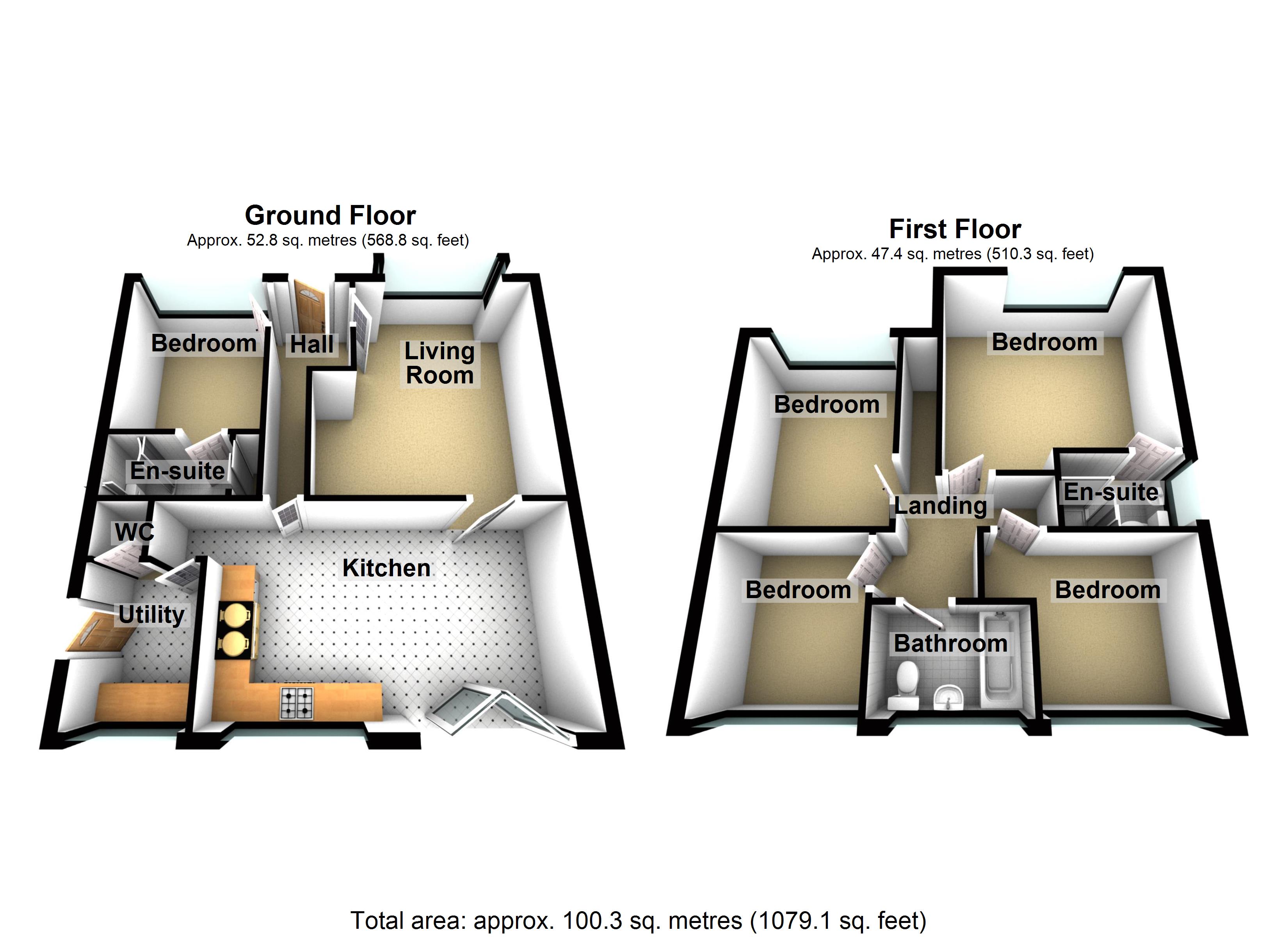 59, Greenfield Drive, Hibaldstow floorplan