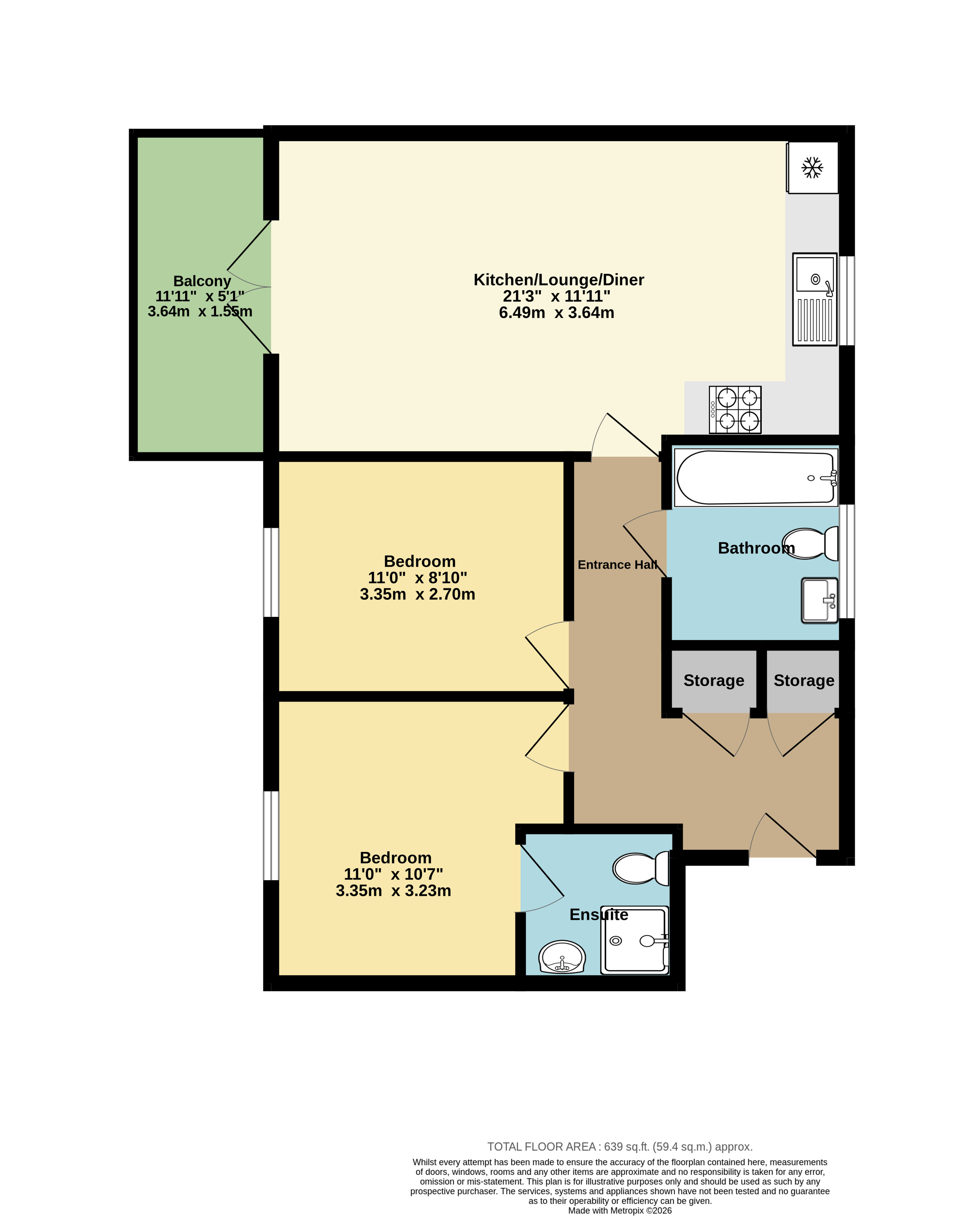 Flat 5, 6, Pictor Drive, Kent floorplan
