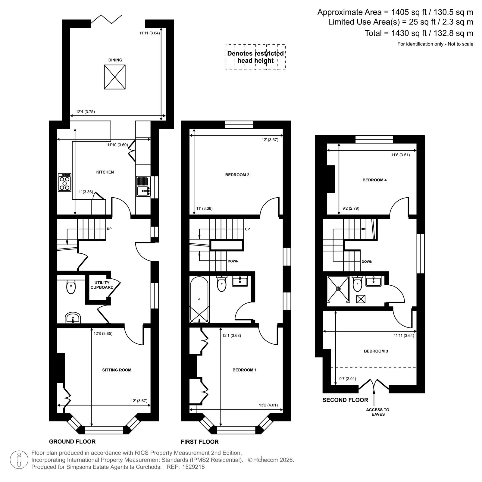 26, Josephs Road, Guildford floorplan