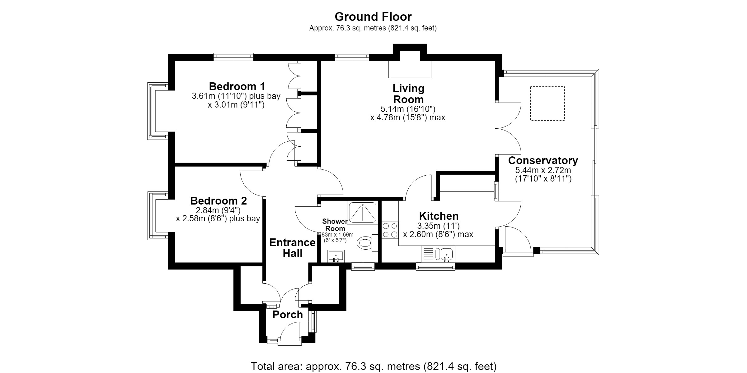 8, Potters Brook, Suffolk floorplan