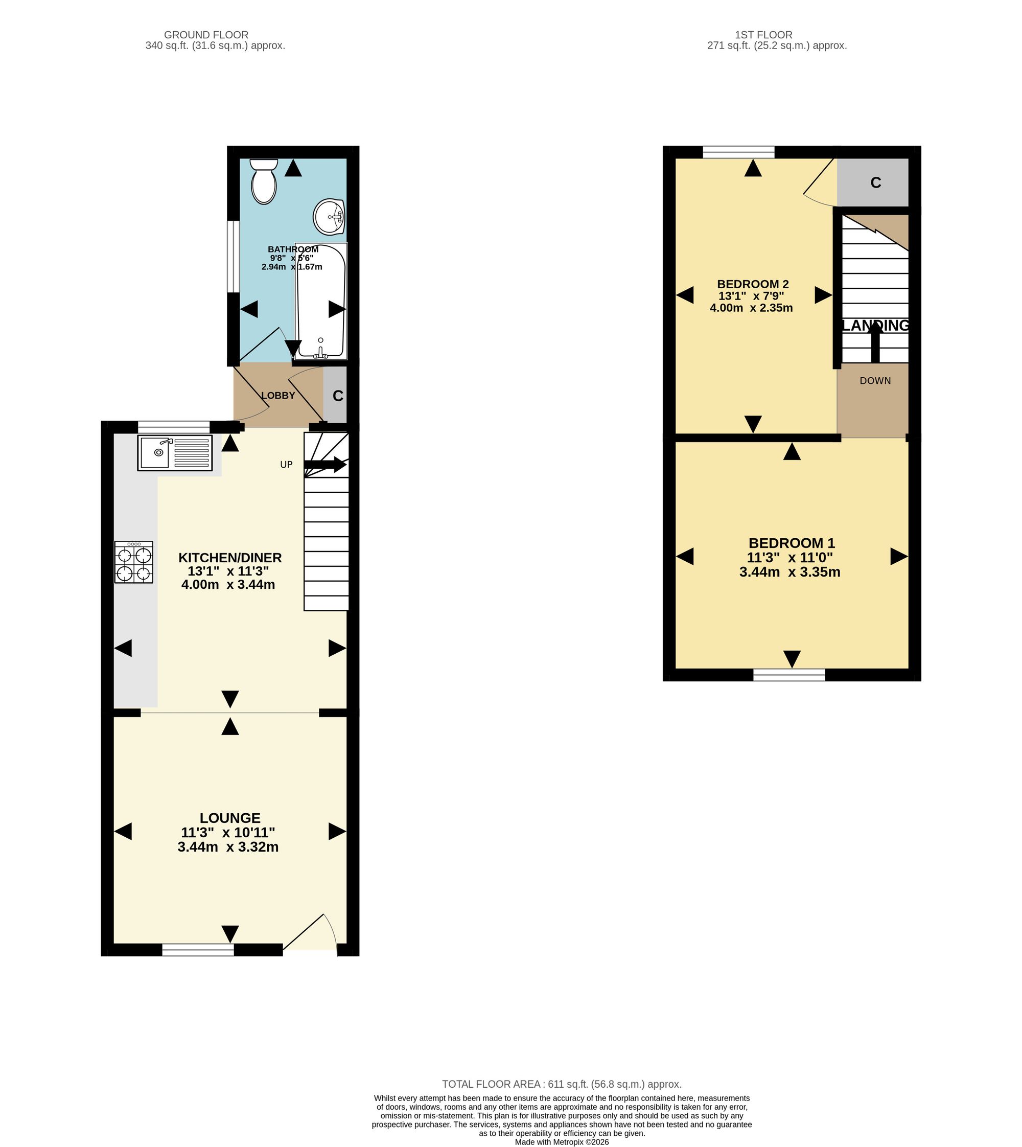 1 Clyde Street, Sheerness floorplan