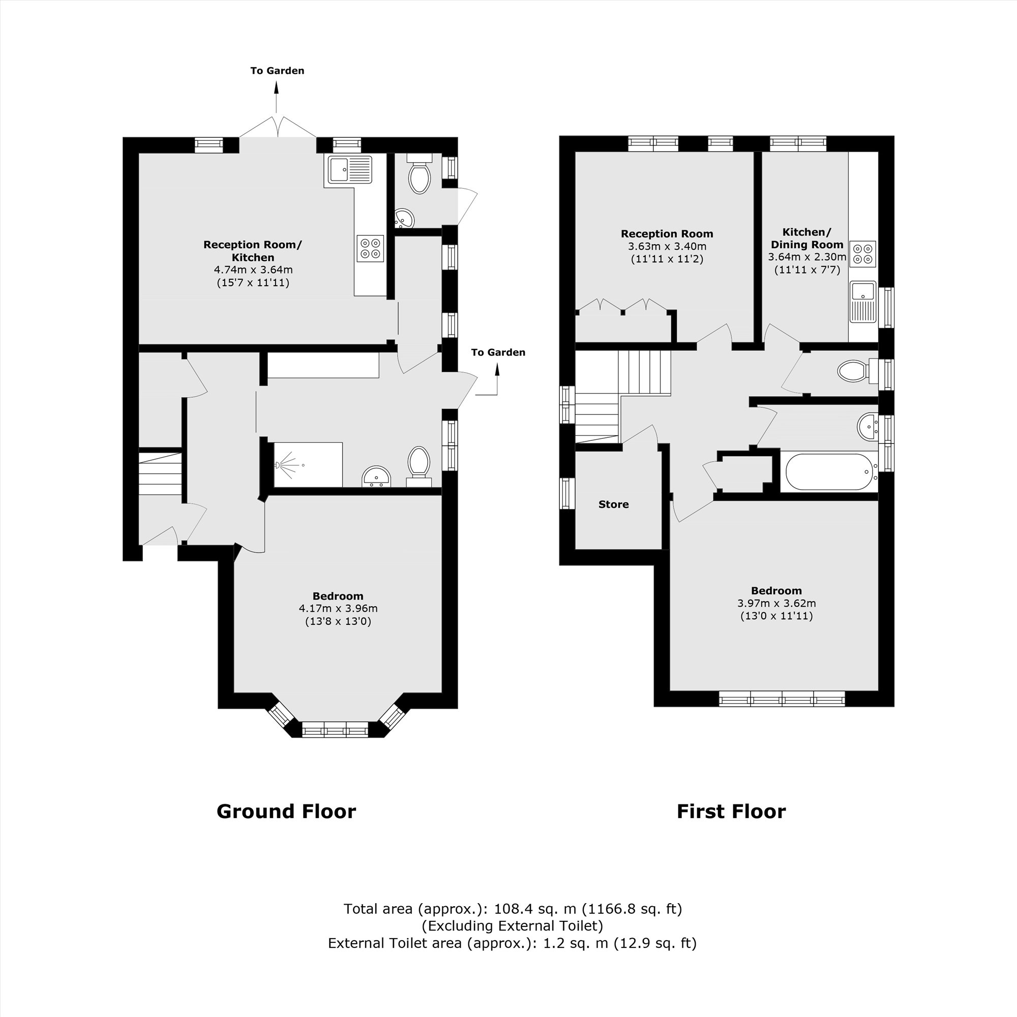 234, Staines Road, Hounslow floorplan