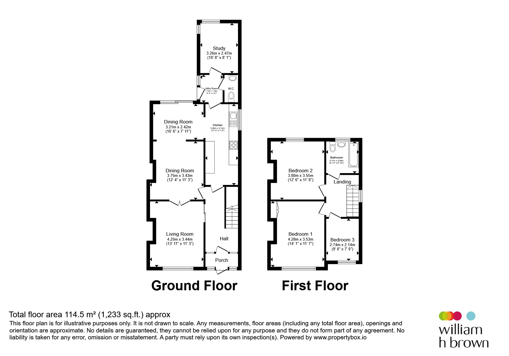 17, Kingsley Road, Northampton floorplan