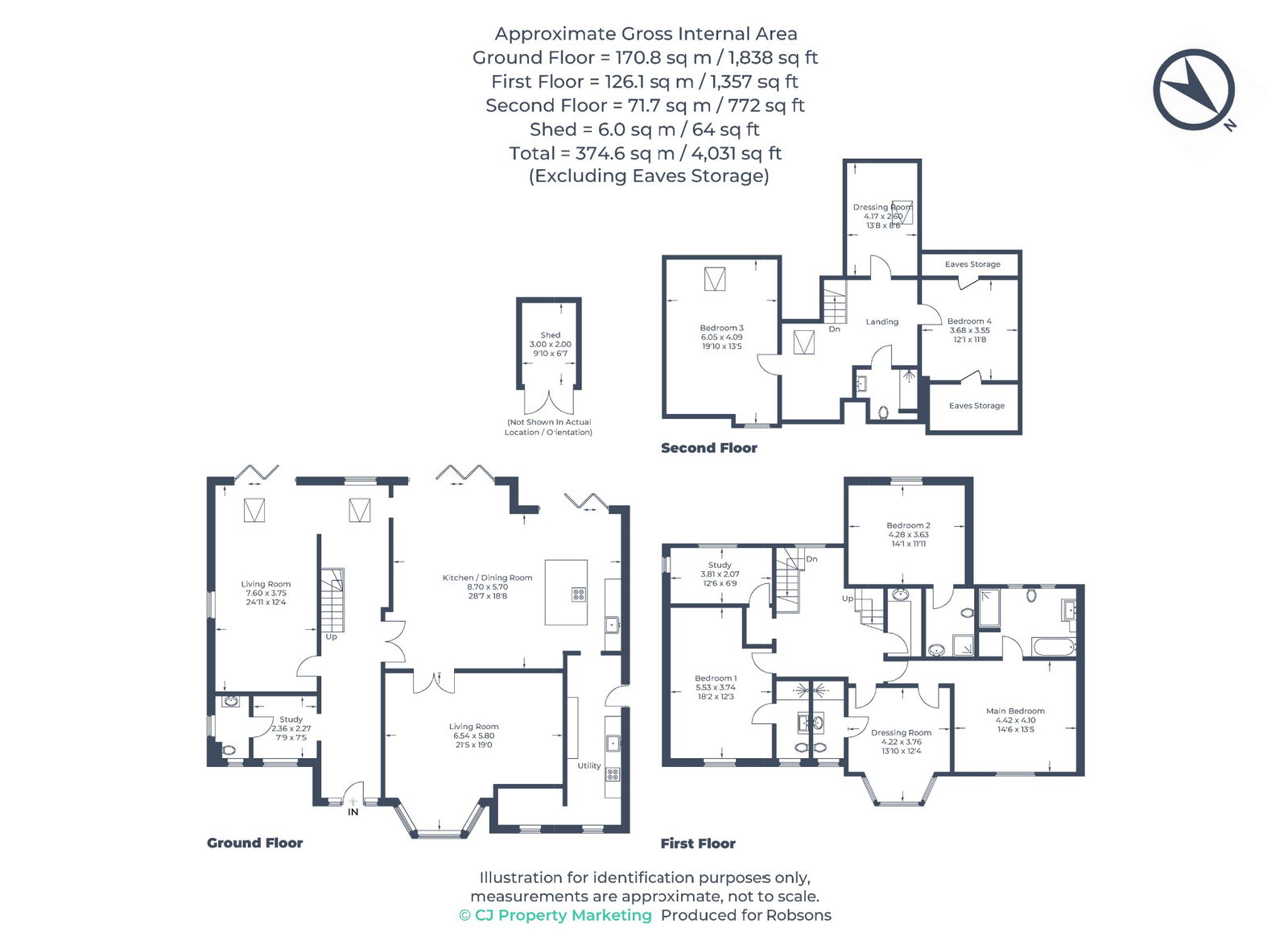 50, Wolsey Road, Northwood floorplan