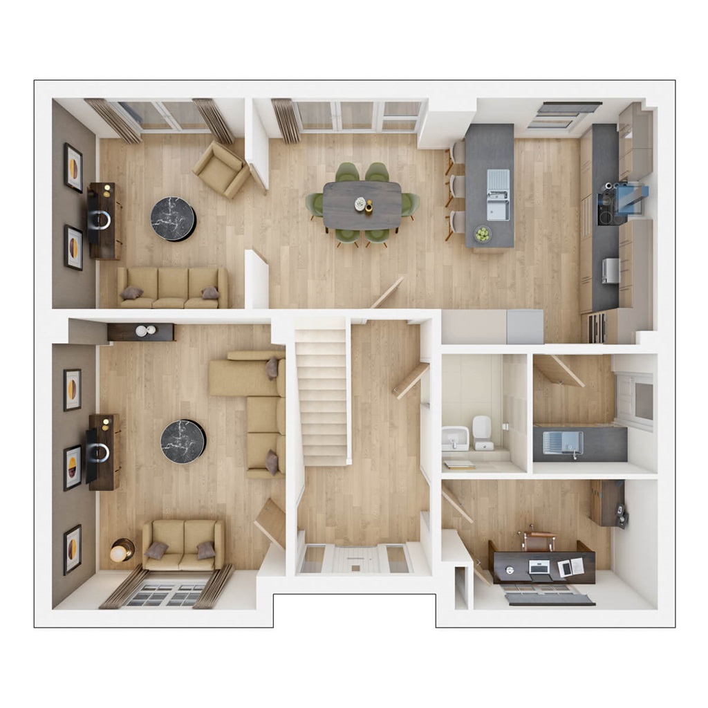 The Thirlford - Plot 144, Sondes Meadows, Westcott Road, Dorking floorplan