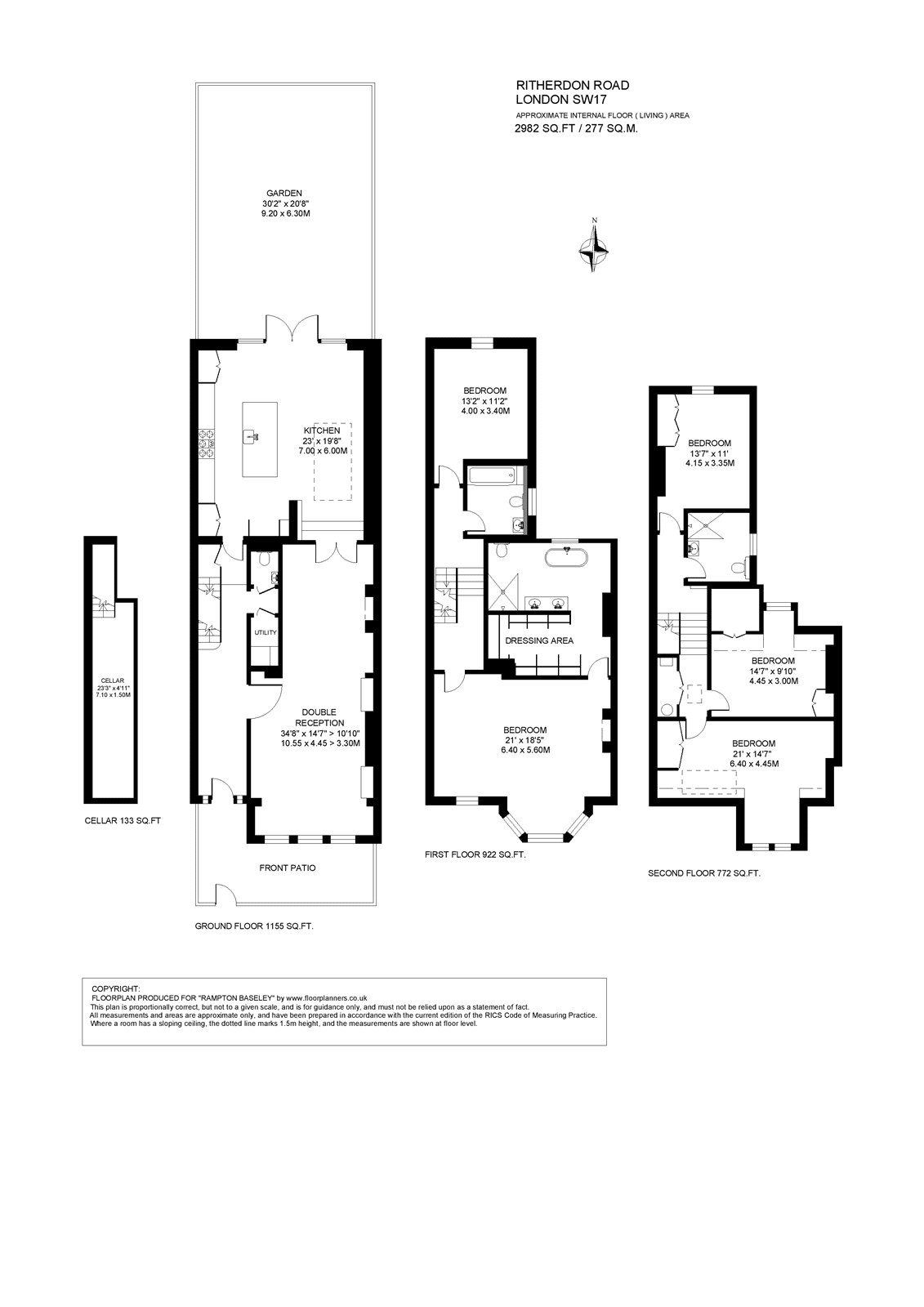 96, Ritherdon Road, London floorplan