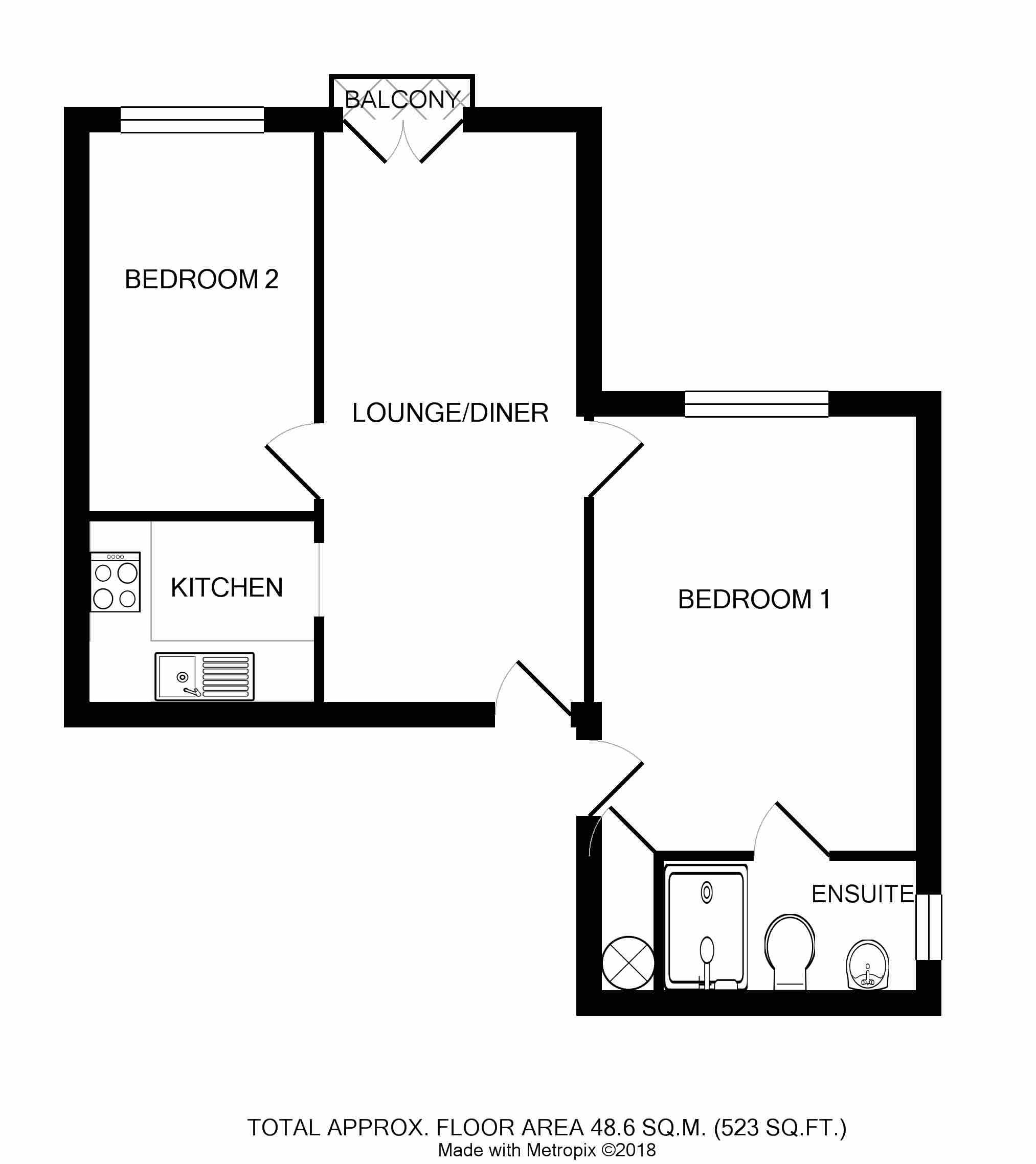 2 Bedrooms Flat for sale in Woodland Court, Partridge Drive, Downend BS16