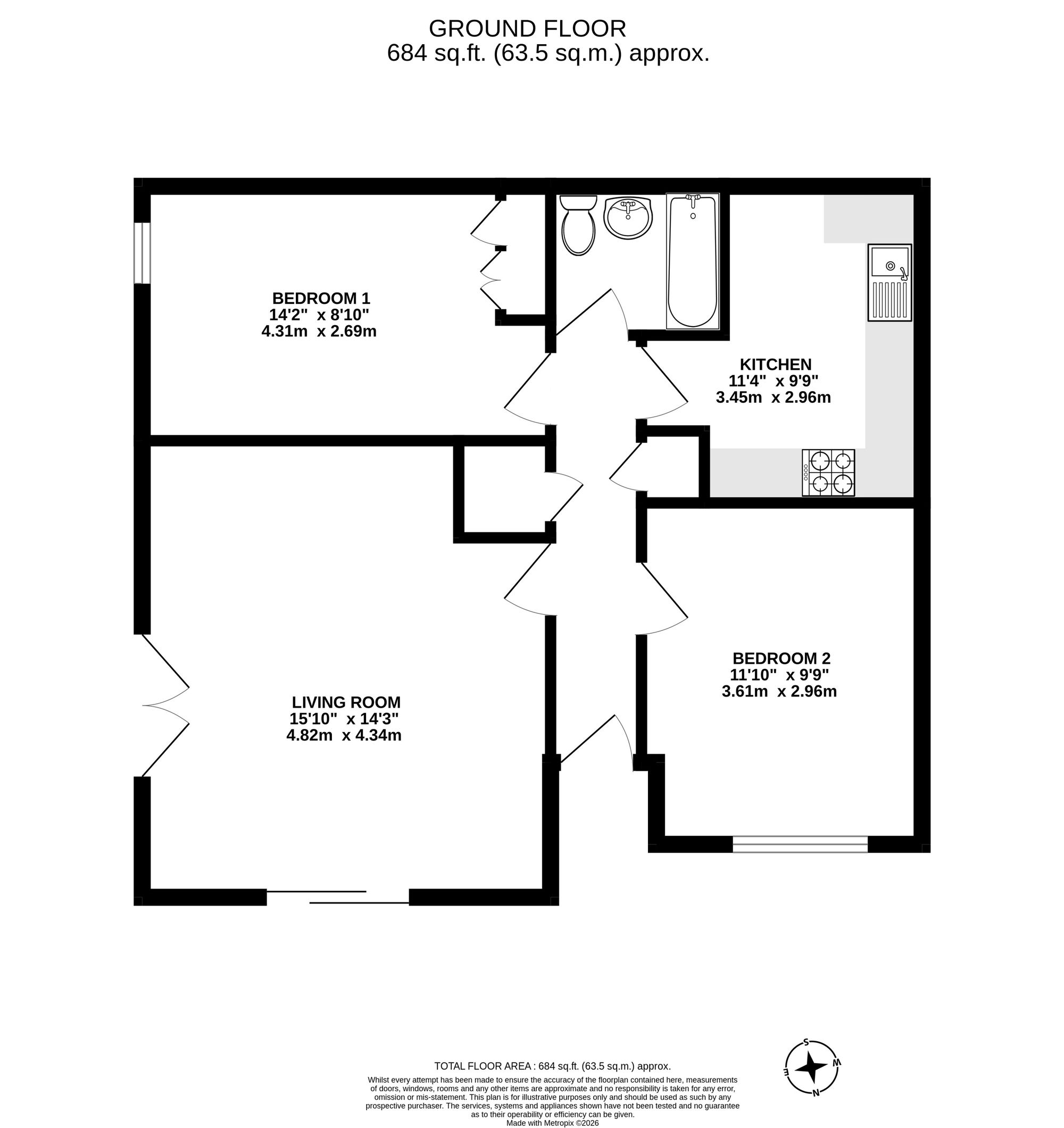 23 Gandon Vale, High Wycombe floorplan