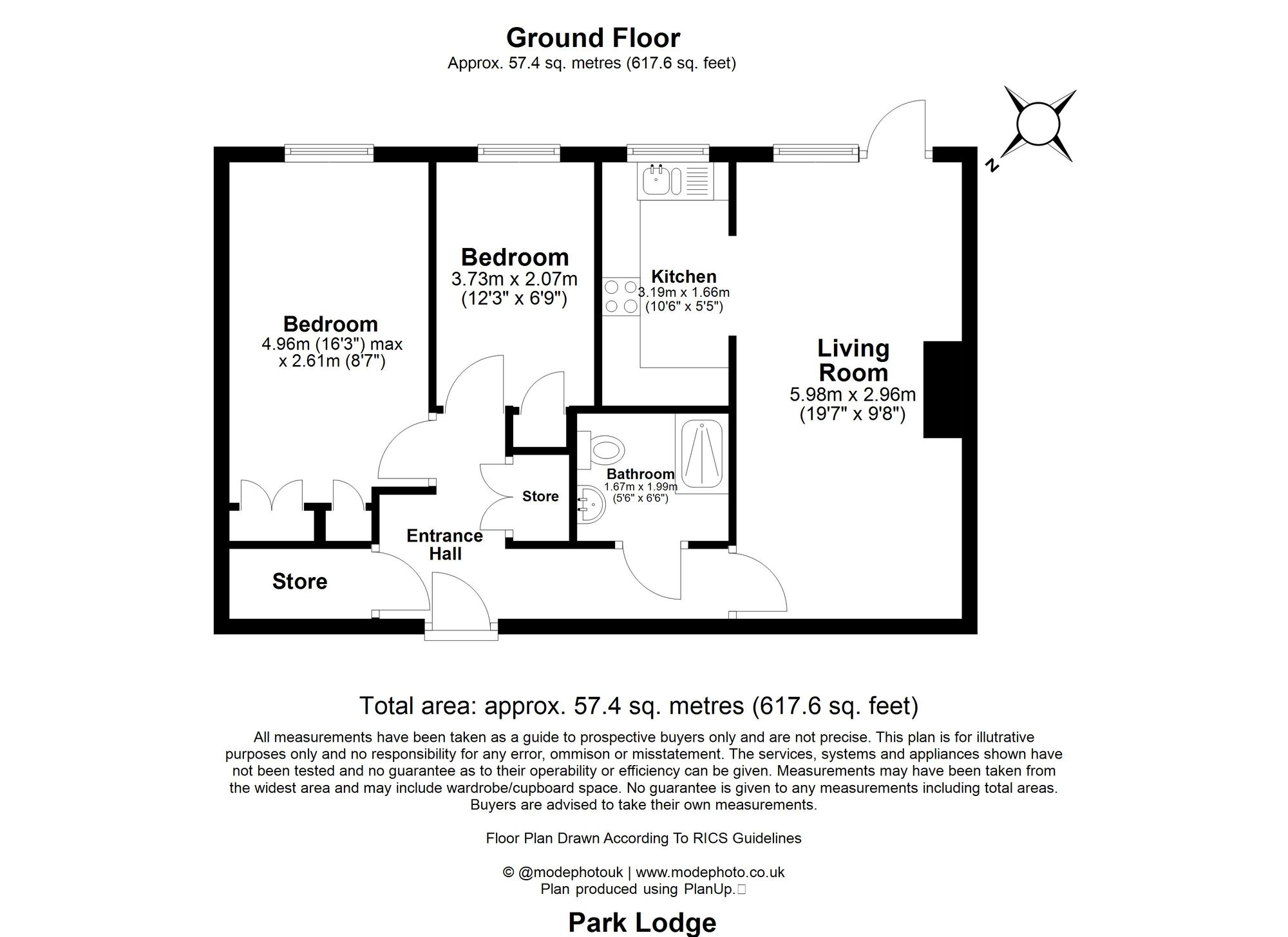 15 Park Lodge Queens Park Avenue, Billericay floorplan