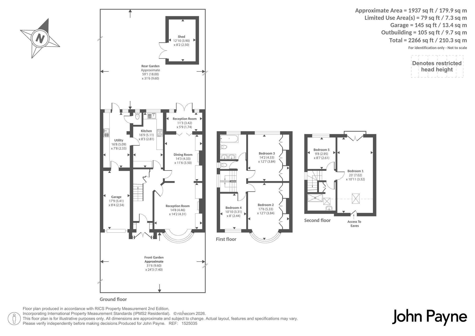 50, Gourock Road, London floorplan