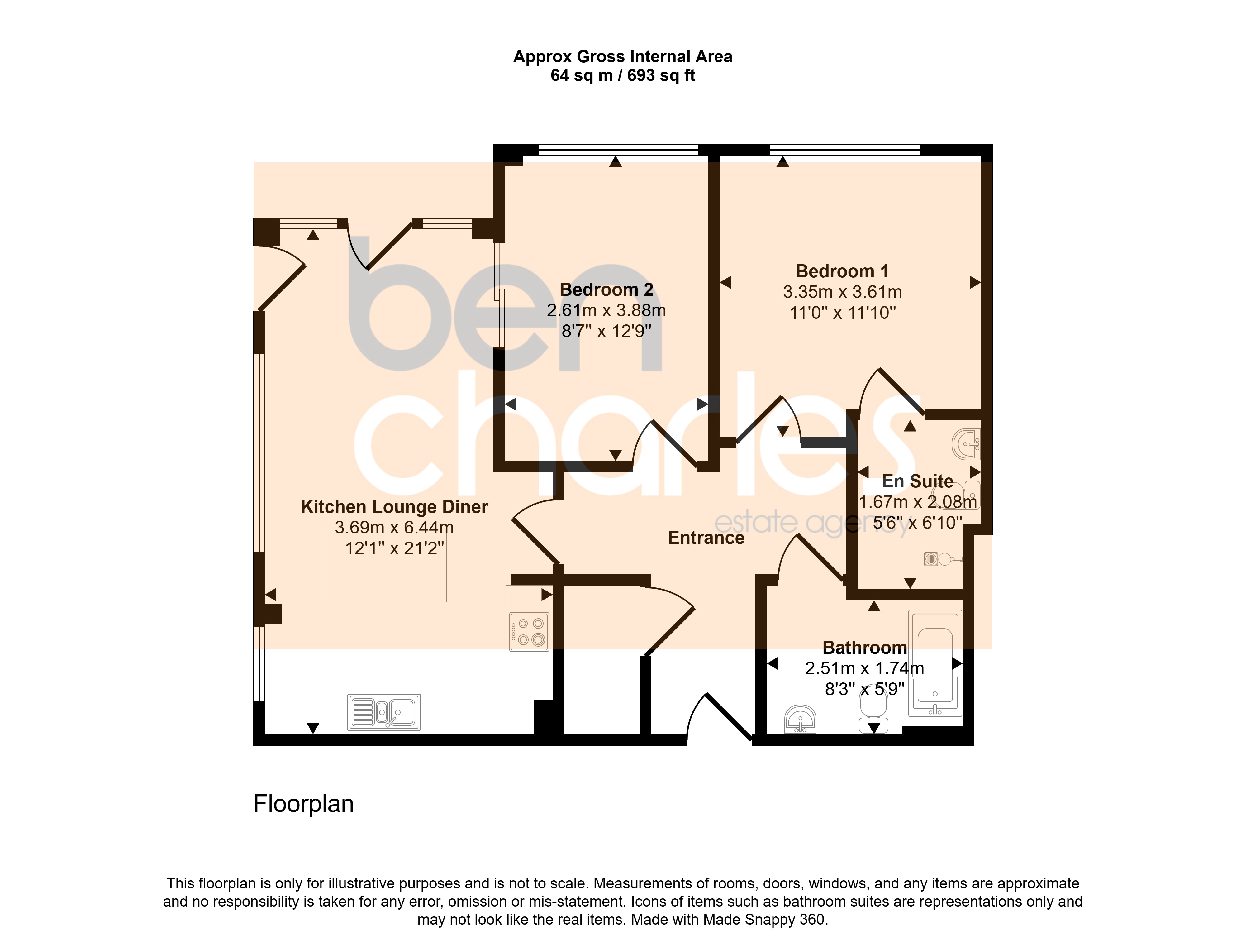 35, Freemans Quay, Durham floorplan