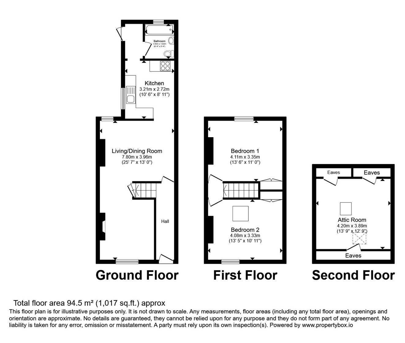 61, Adames Road, Hampshire floorplan