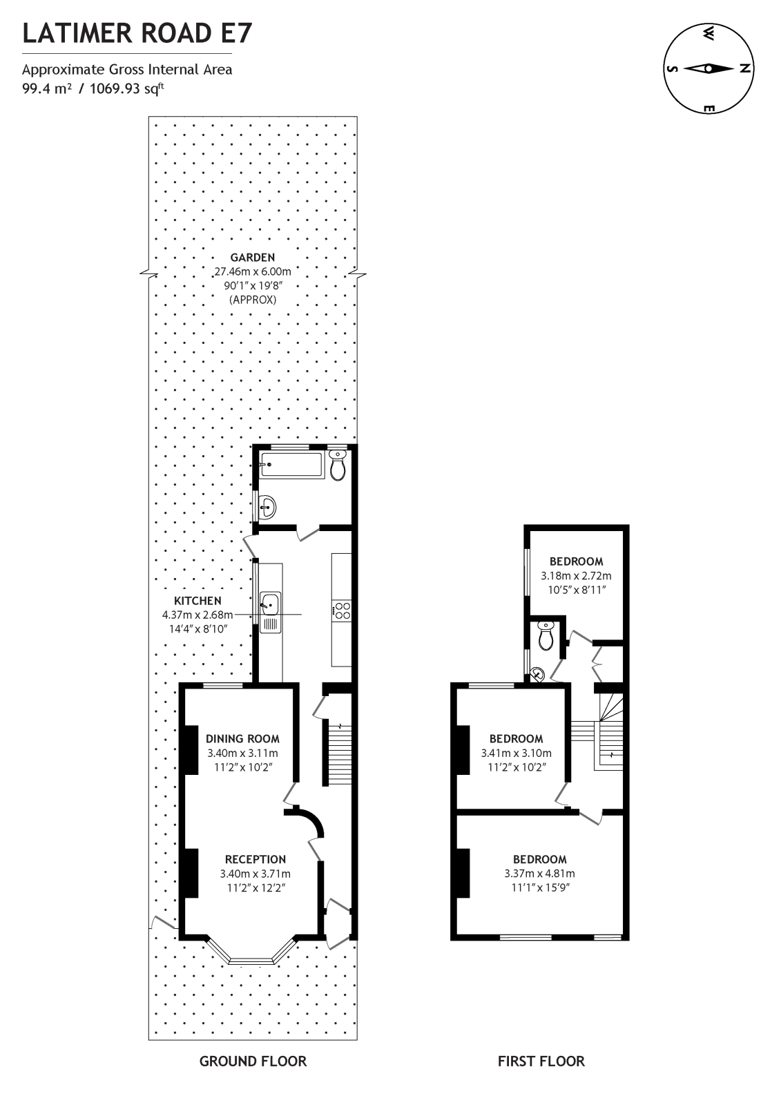 Latimer Road, Forest Gate, London, E7 floorplan