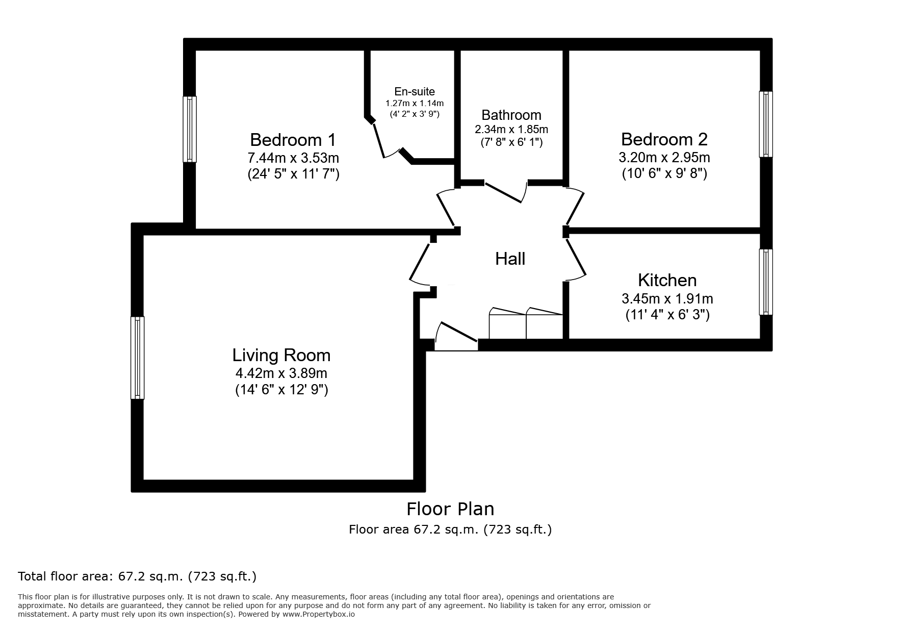 45, Atlantic Way, Derbyshire floorplan