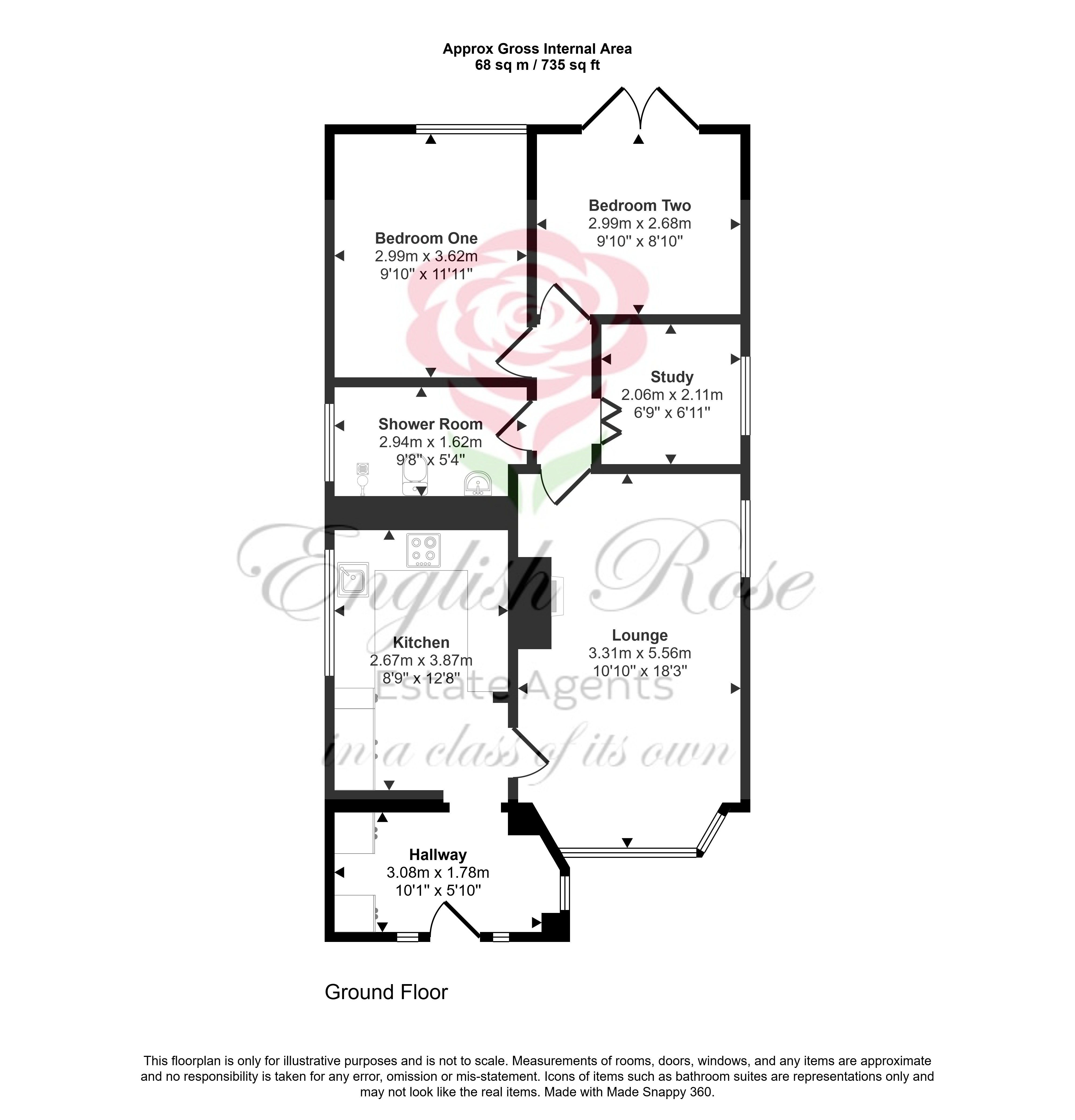 31, Parkside, Sutton In Ashfield floorplan