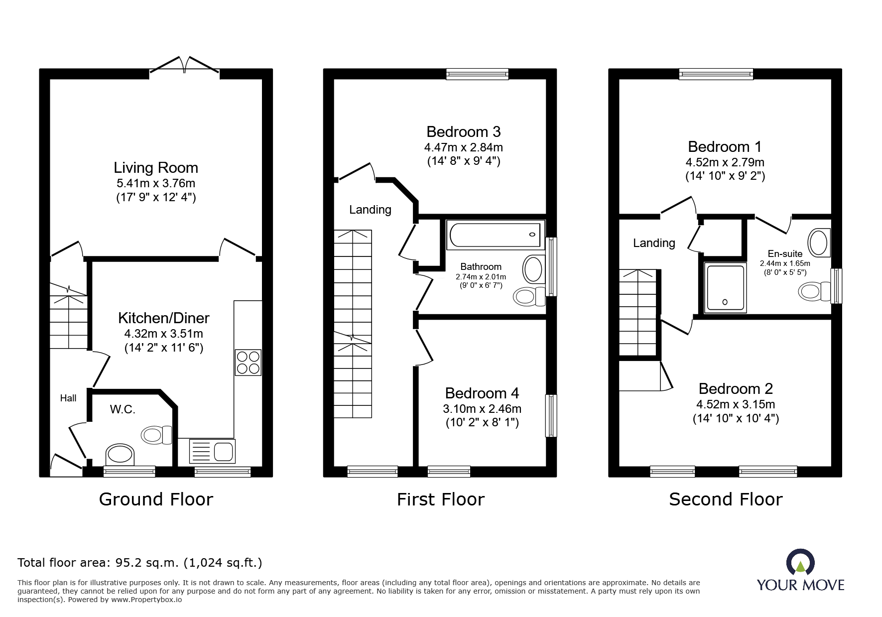 Frome Way, Telford floorplan