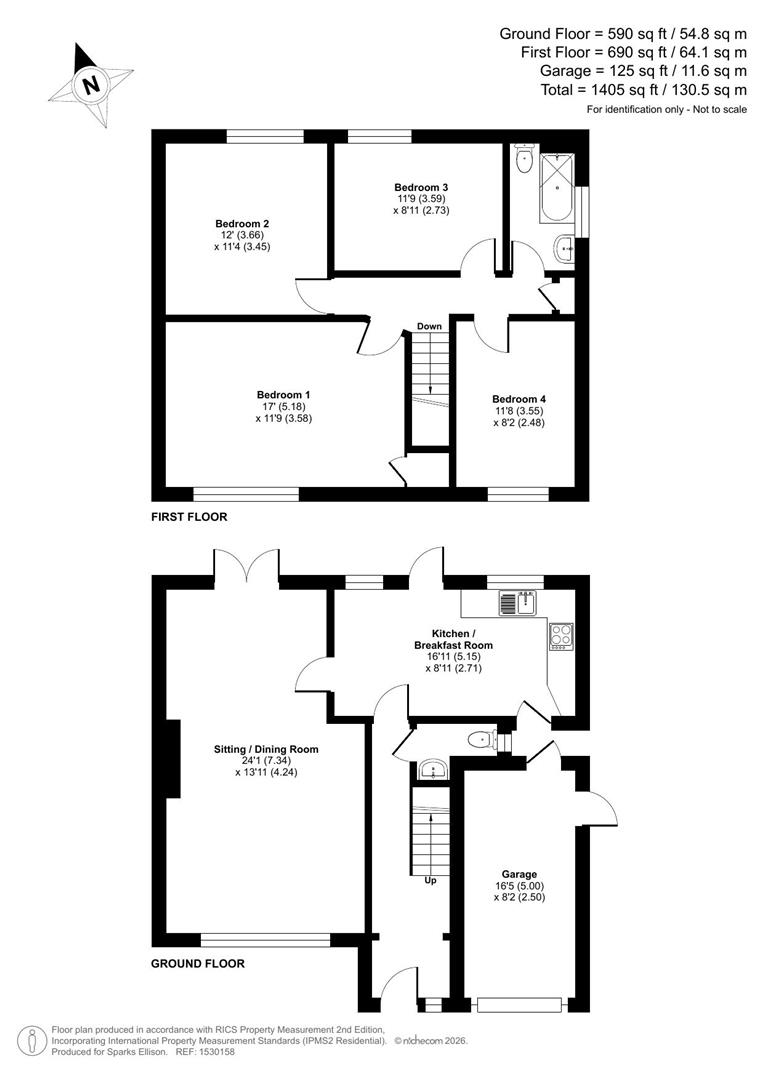 84, Ashdown Road, Chandler's Ford floorplan