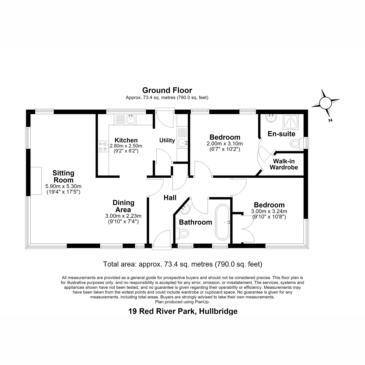 19 Red River Country Park, Kingsmans Farm Road, Hockley floorplan