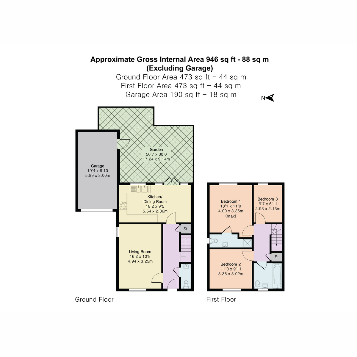 Queens Row, Wantage floorplan