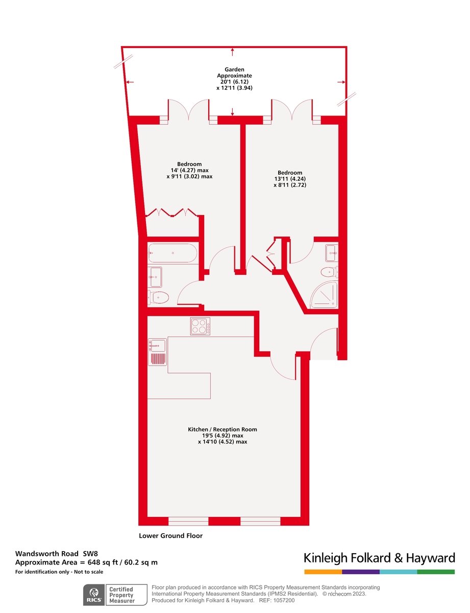 1 Faber House, 364, Wandsworth Road, London floorplan
