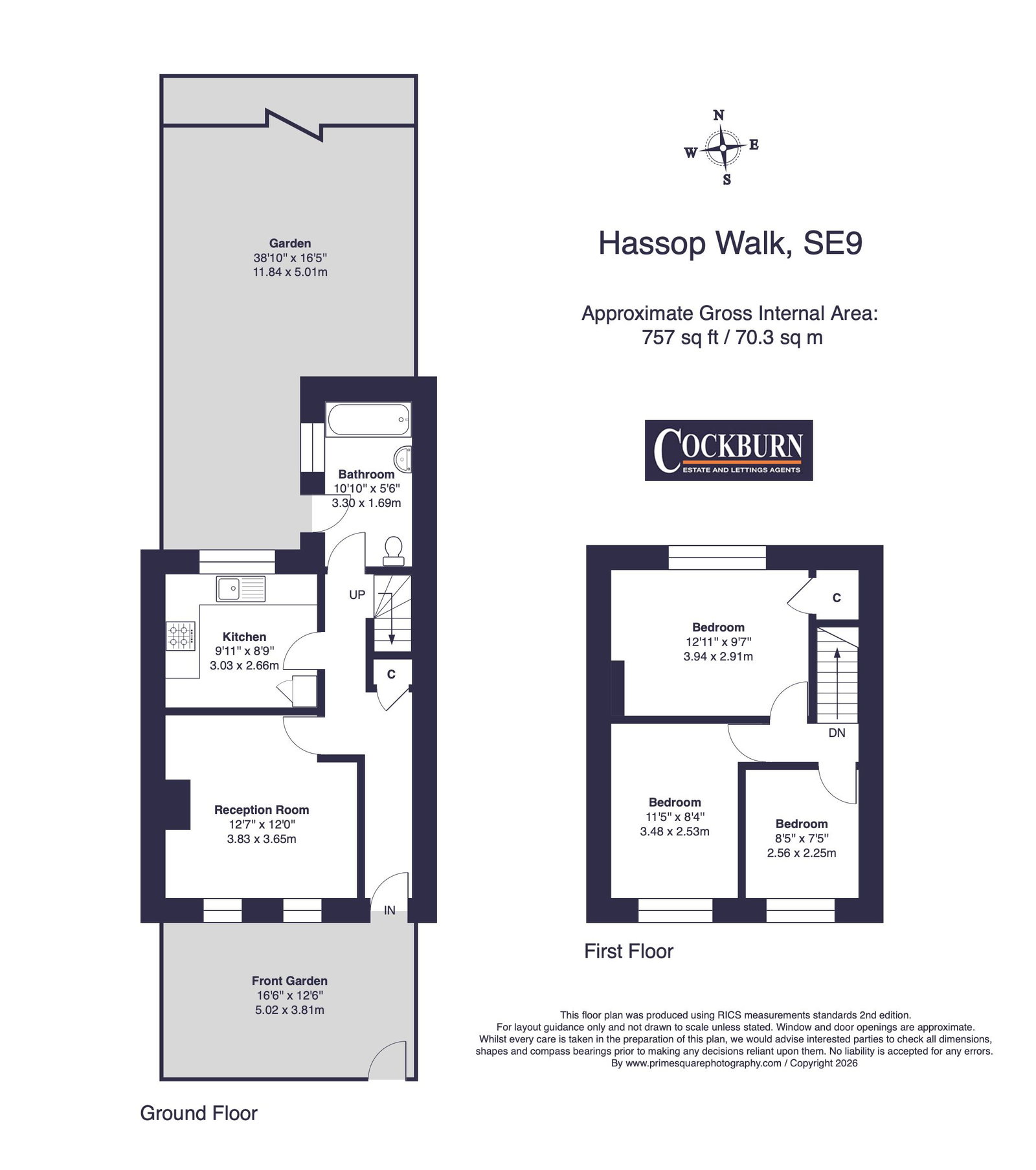 45, Hassop Walk, London floorplan