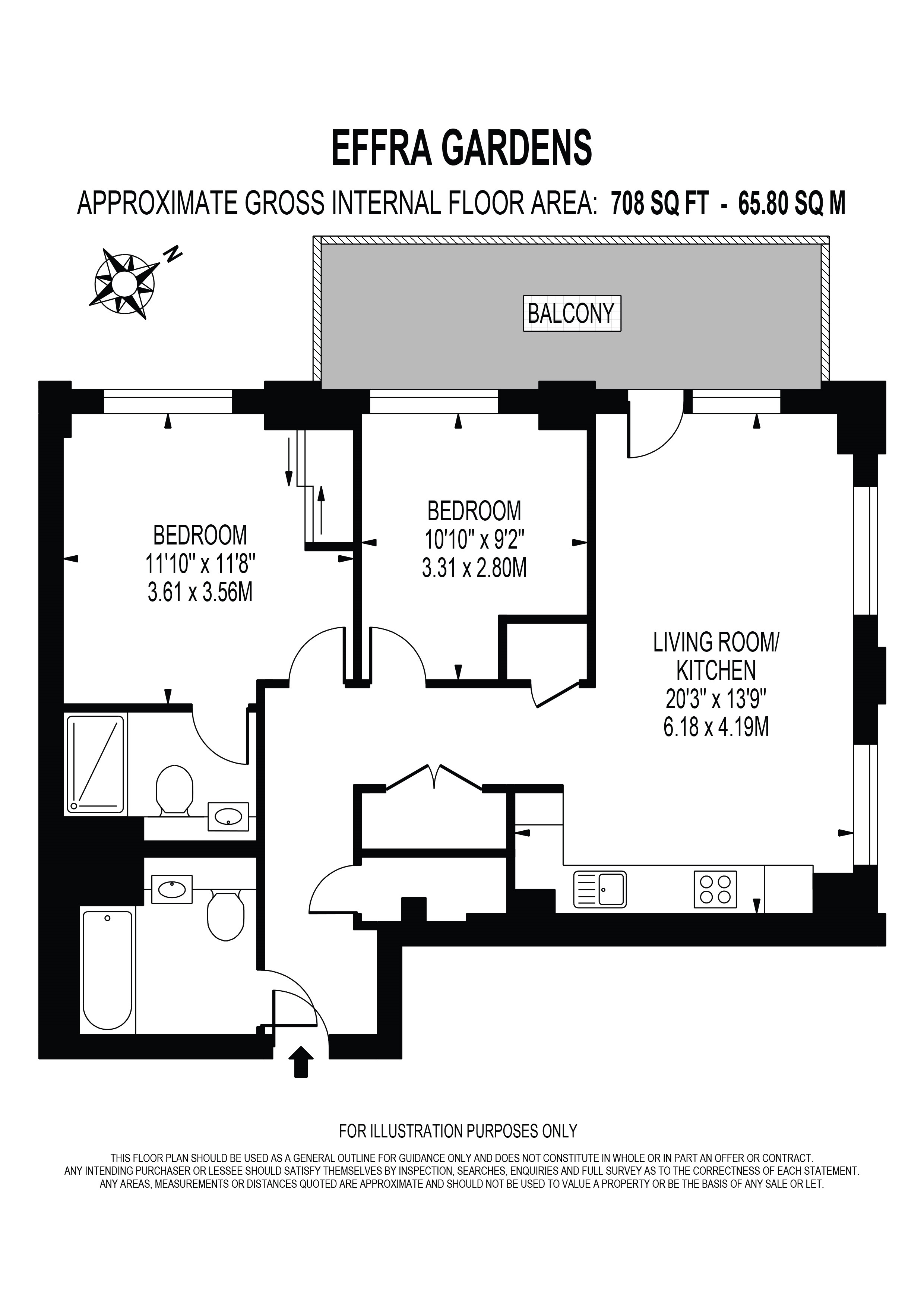 1 Heartwell Avenue, London floorplan
